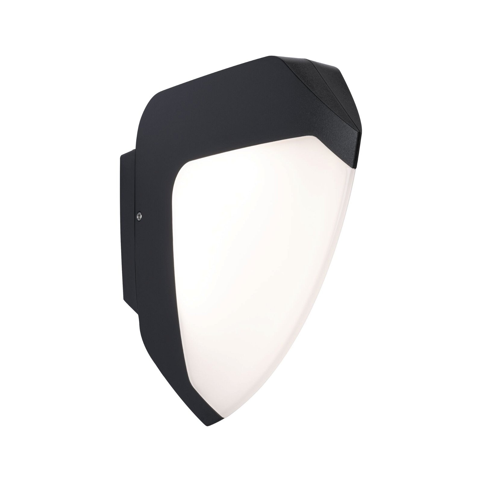Paulmann LED Außen-Wandleuchte »Ikosea IP44 50x203mm 3000K 4,4W 350lm 230V Anthrazit Kunststoff«, 1 flammig, Bewegungsmelder seewasserresistent