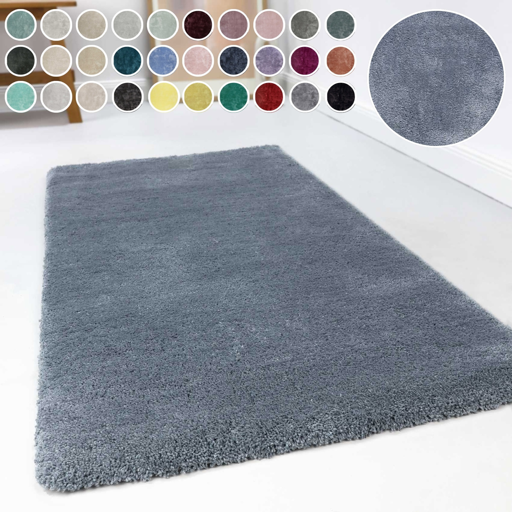 Esprit Hochflor-Teppich »Relaxx ESP-4150«, rechteckig, 25 mm Höhe, Wohnzimm günstig online kaufen