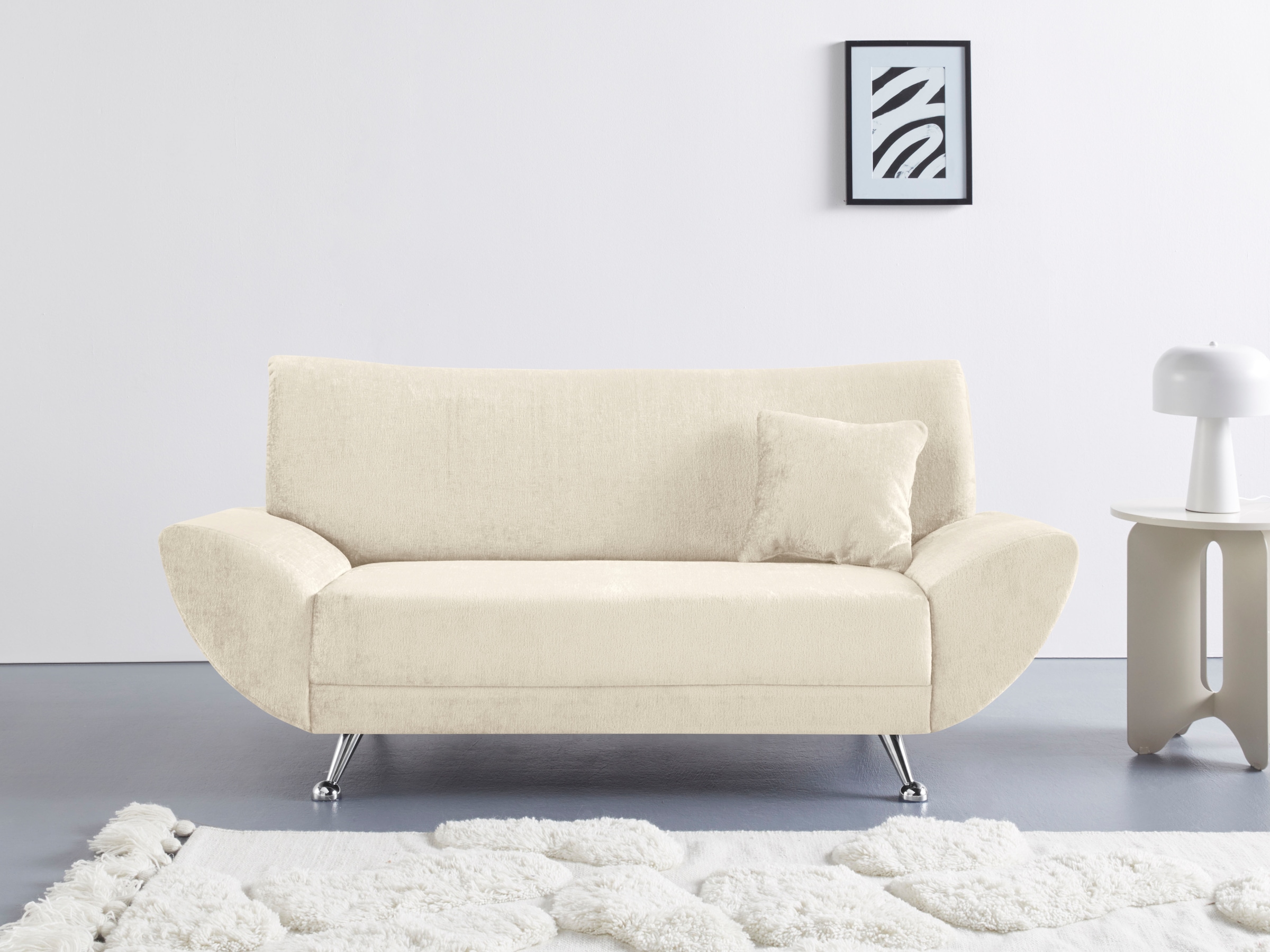 Home affaire 2-Sitzer »Saltare, elegant und komfortabel, toller Designfuß« günstig online kaufen