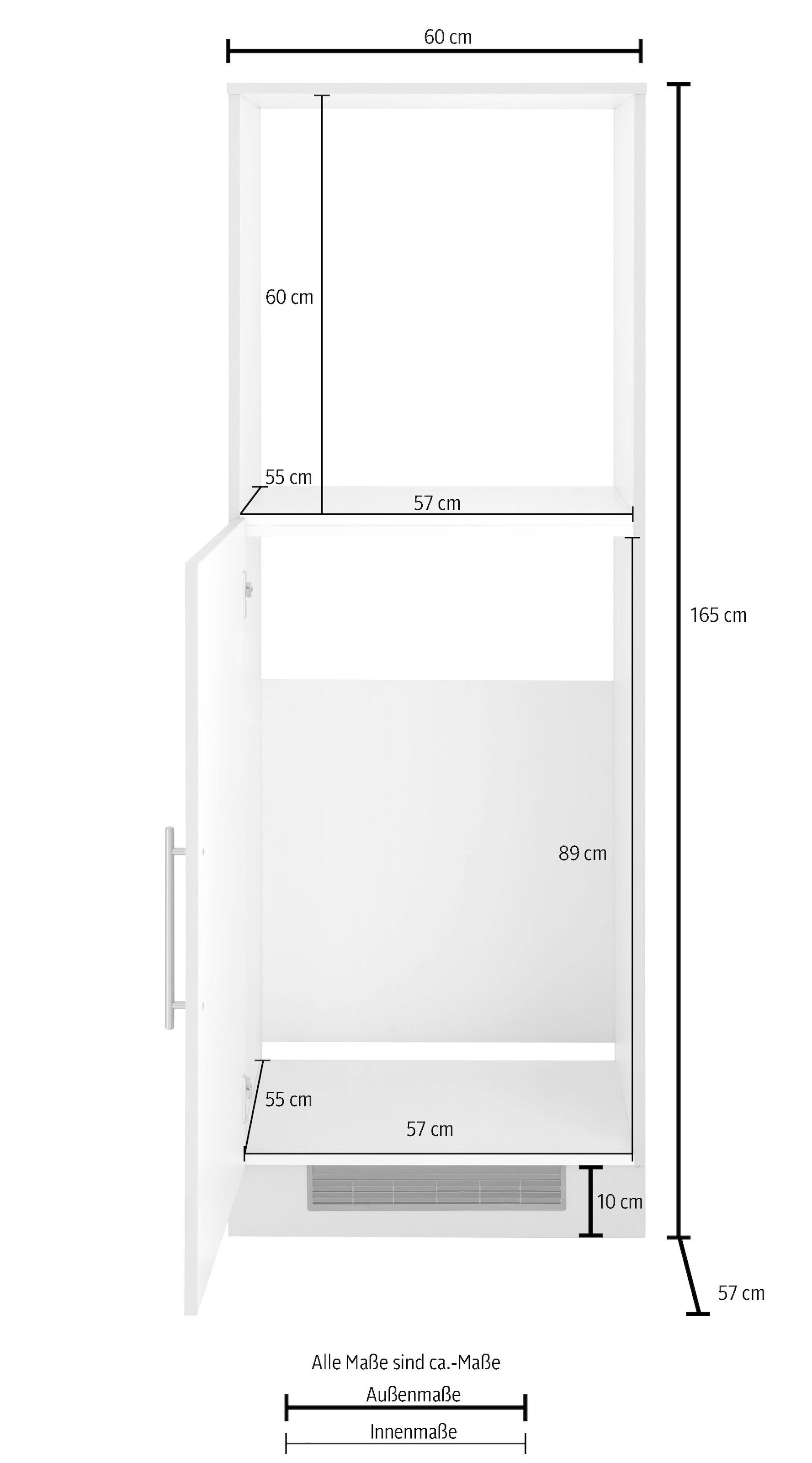 wiho Küchen Backofen/Kühlumbauschrank »Cali«, bestellen 60 cm breit auf Raten