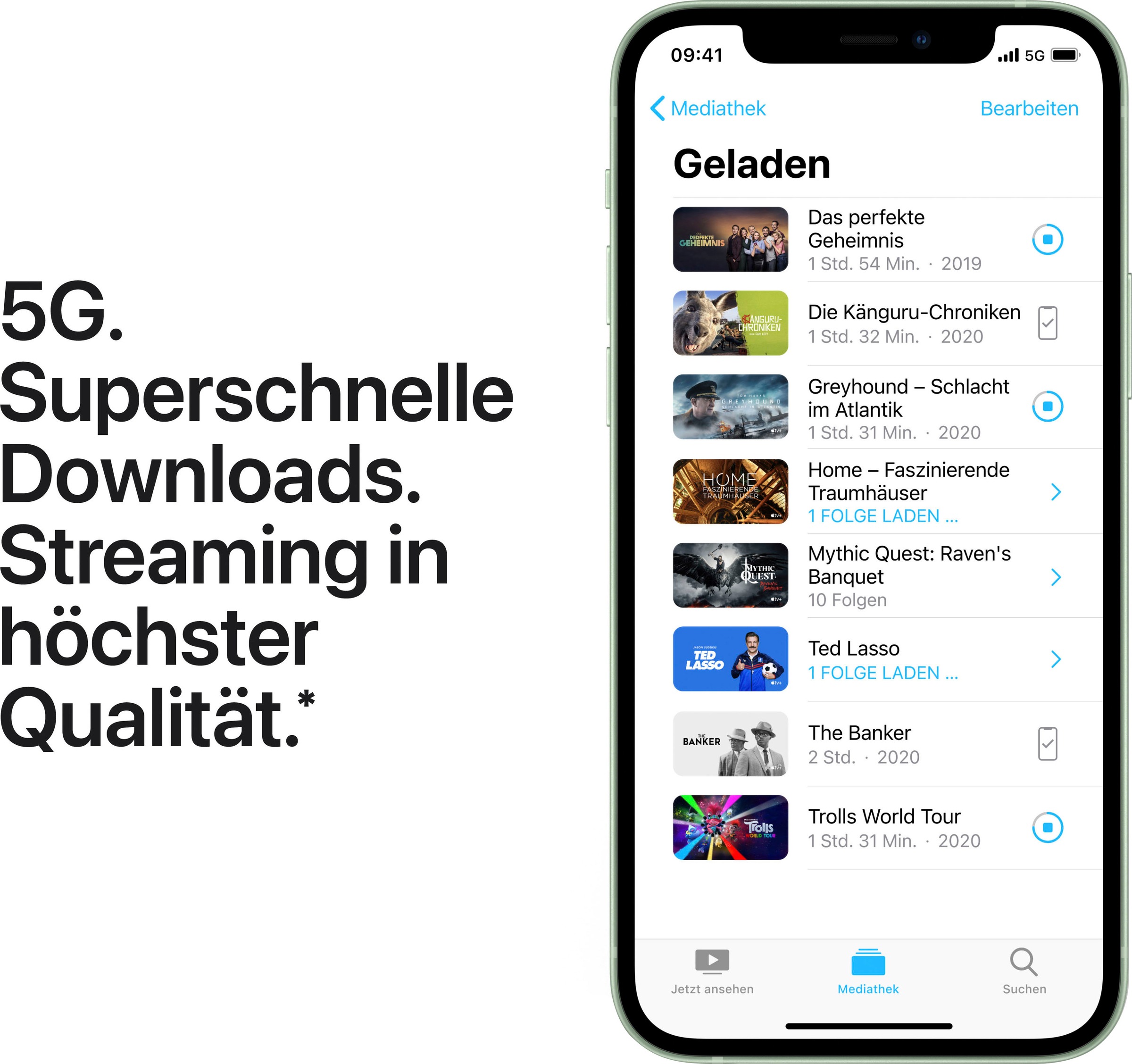 5. Bild von Apple Smartphone »iPhone 12 128GB«, grün, 15,5 cm/6,1 Zoll, 128 GB Speicherplatz, 12 MP Kamera, ohne Strom Adapter und Kopfhörer, kompatibel mit AirPods, Earpods