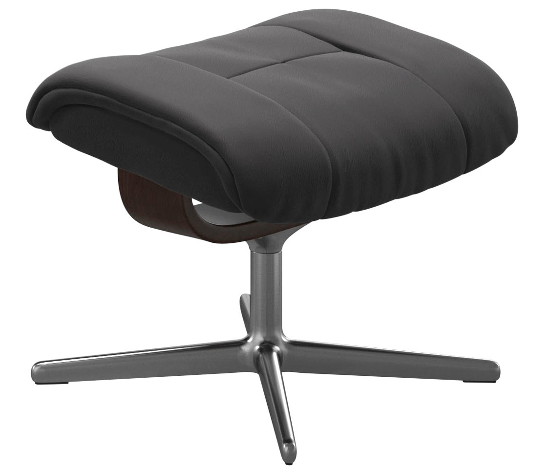 Stressless® Fußhocker »Mayfair«, mit Cross Base, Größe S, M & L, Holzakzent Braun