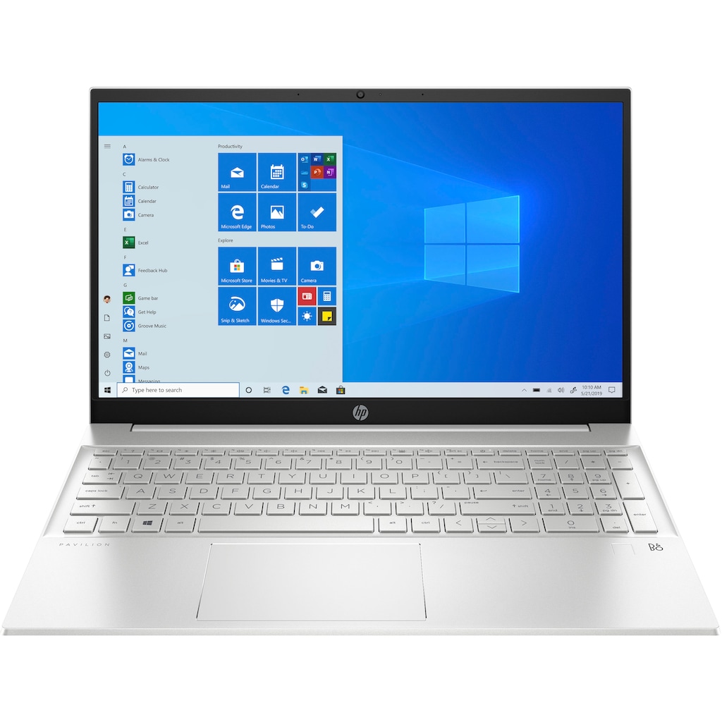 HP Notebook »Pavilion 15-eh1055ng«, 39,6 cm, / 15,6 Zoll, AMD, Ryzen 5, Radeon Graphics, 512 GB SSD