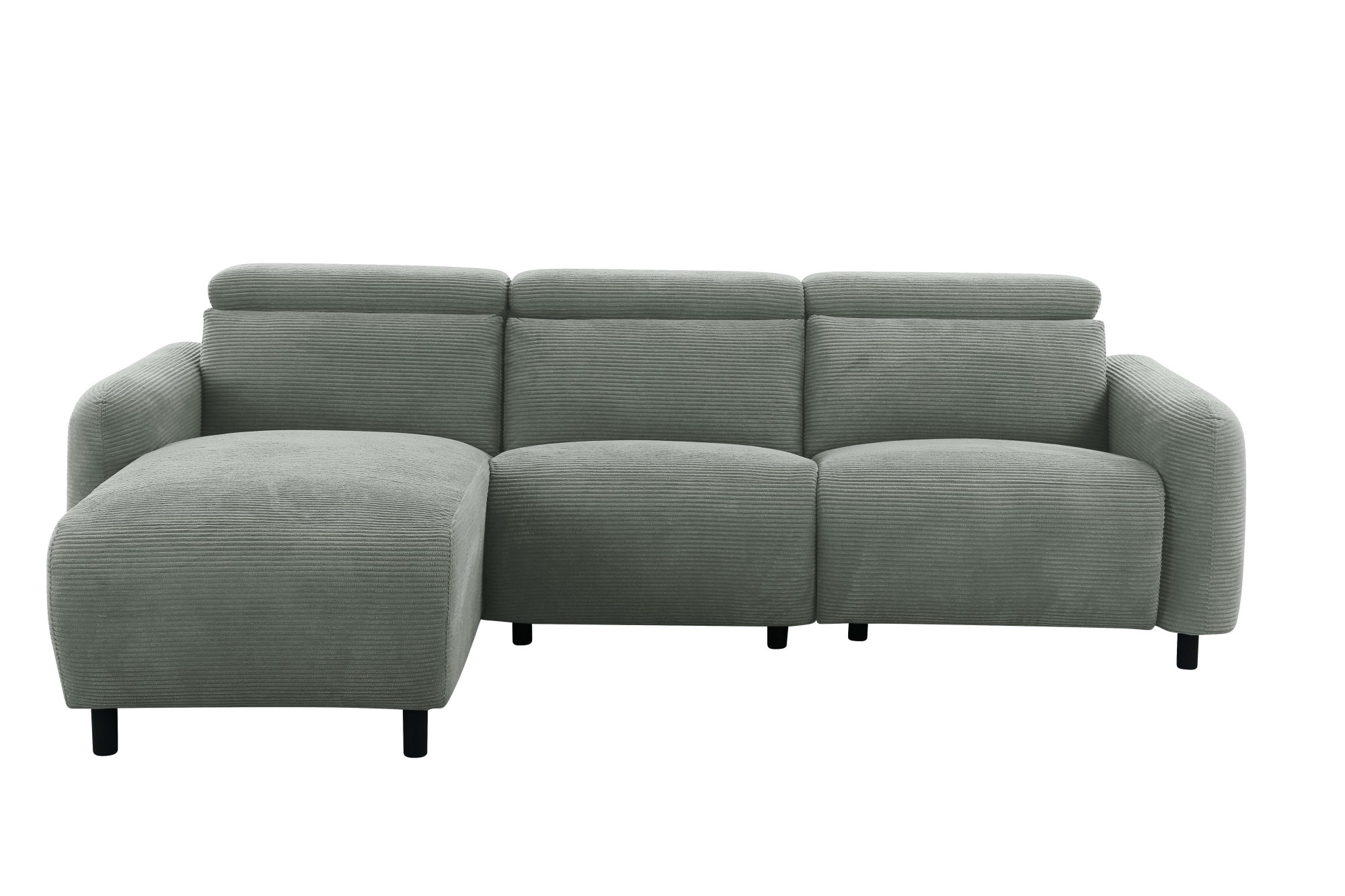 Home affaire Ecksofa »SKAANE in Cord, L-Form, 274 cm, manuelle u. elektrisc günstig online kaufen