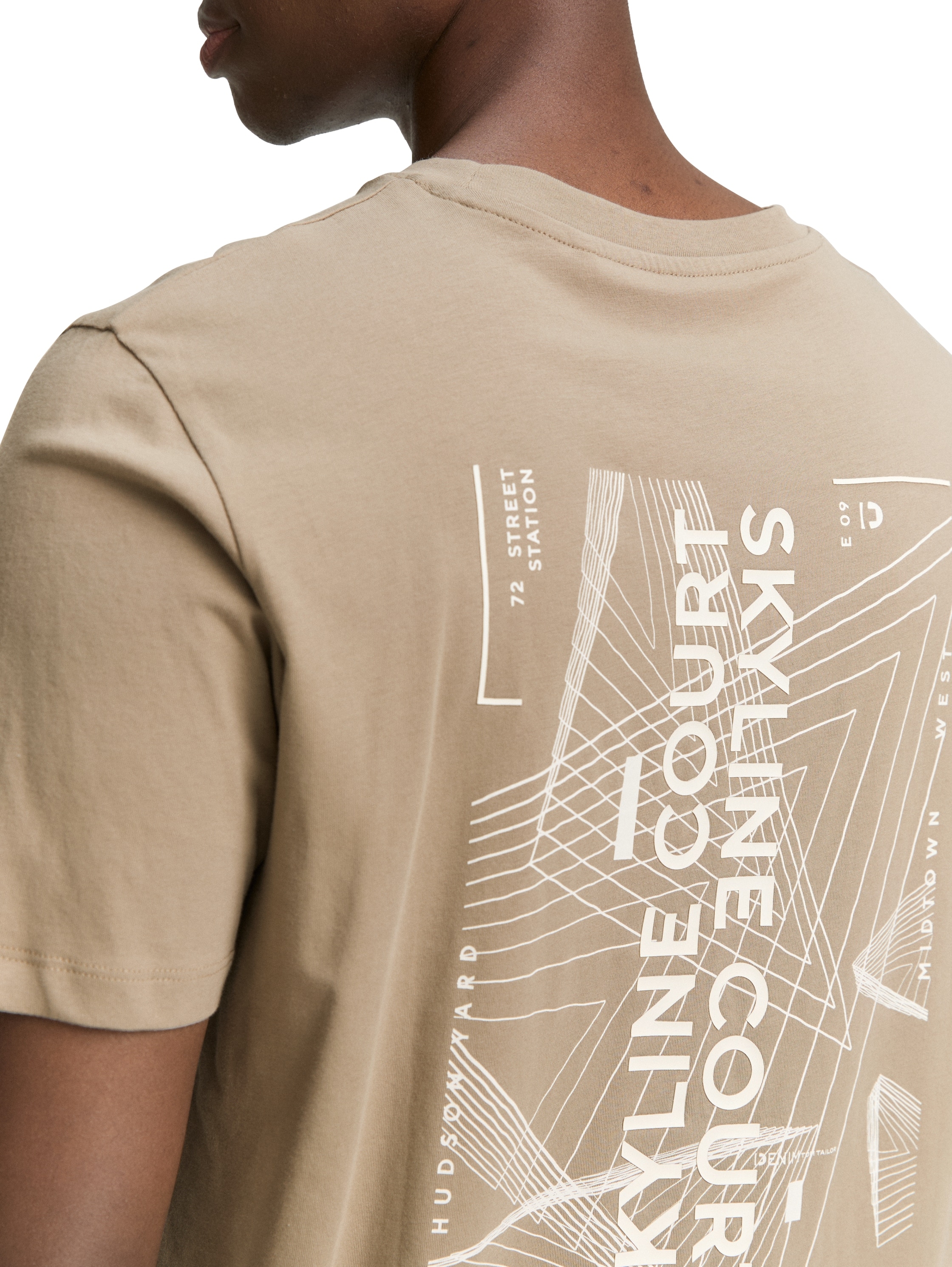 TOM TAILOR Denim T-Shirt, mit Rundhalsausschnitt