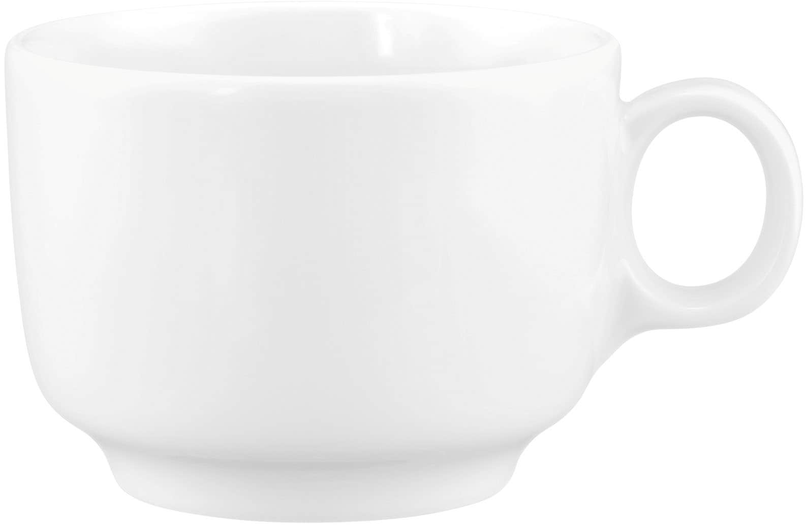 Seltmann Weiden Kombiservice »Sento Home, Geschirr-Set, 30-teilig«, (Set, 30 tlg., 6x Speise-, 6x Suppen-, 6x Frühstücksteller, 6x Tasse, 6x Untertasse), harmonisch geschwungene Form
