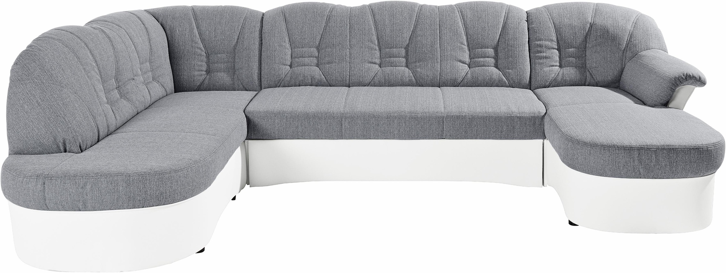 DOMO collection Wohnlandschaft »Elva, zeitloses Design, elegante Rückenstep günstig online kaufen