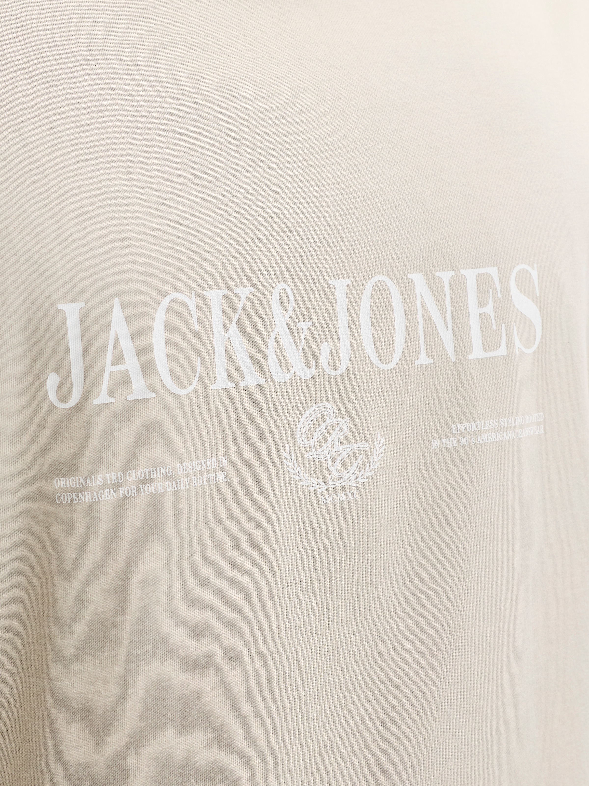Jack & Jones T-Shirt »JORFREDERIKSBERG BRANDING TEE SS CN FST« Baumwolle, regular fit
