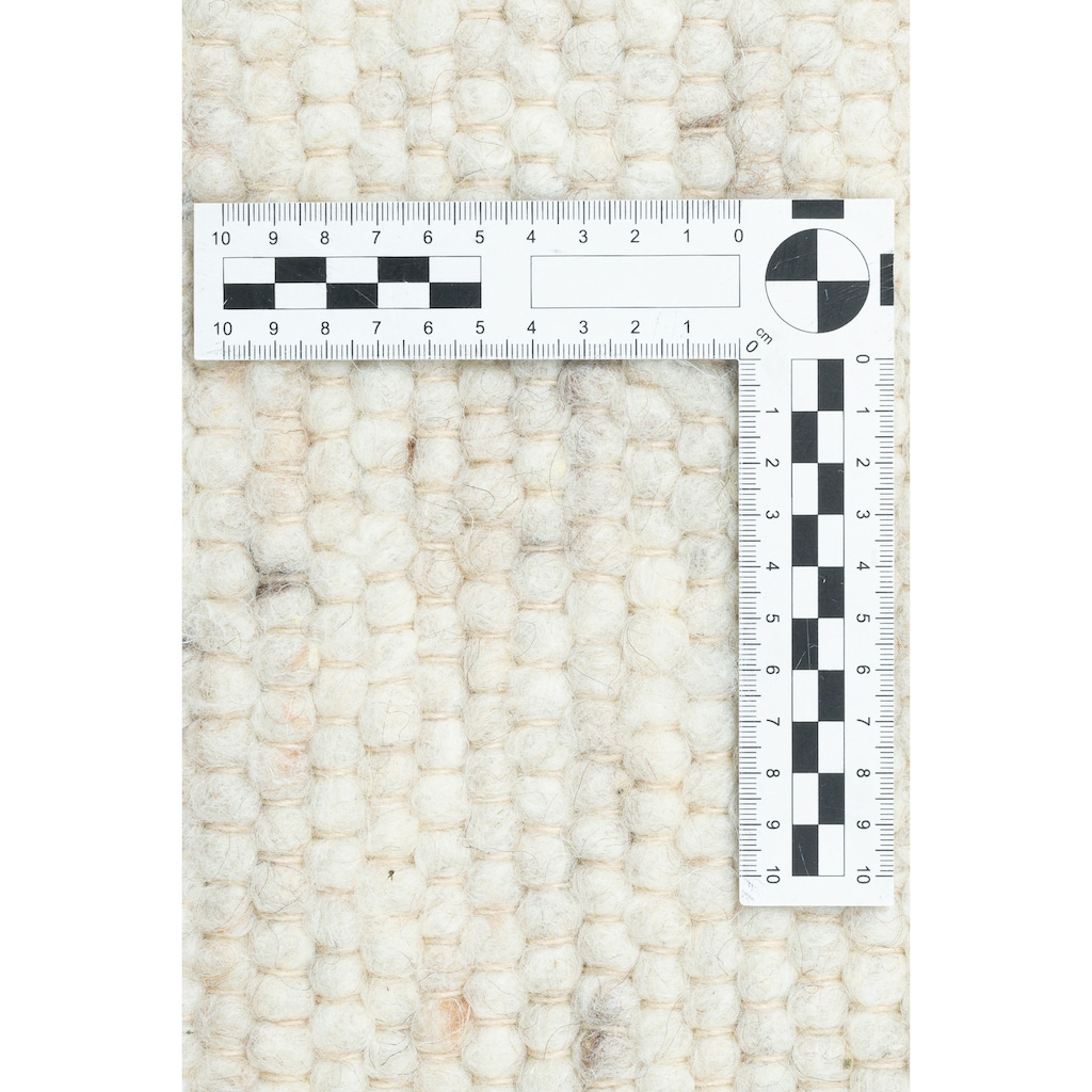 THEKO Wollteppich »Alm-Glück«, rechteckig, 12 mm Höhe, Handweb Teppich, reine Wolle, handgewebt