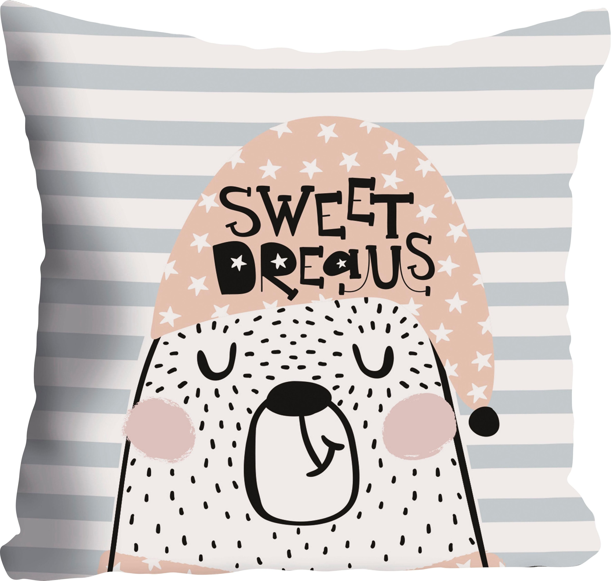 queence Dekokissen »Sweet Dreams«, Kissenhülle ohne Füllung, 1 Stück günstig online kaufen