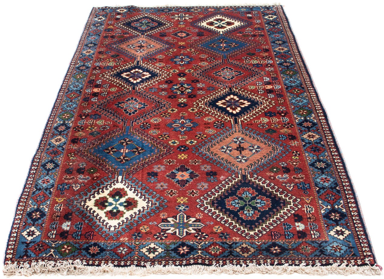 morgenland Wollteppich »Maschad Blumenmuster Blu scuro 340 x 244 cm«, recht günstig online kaufen