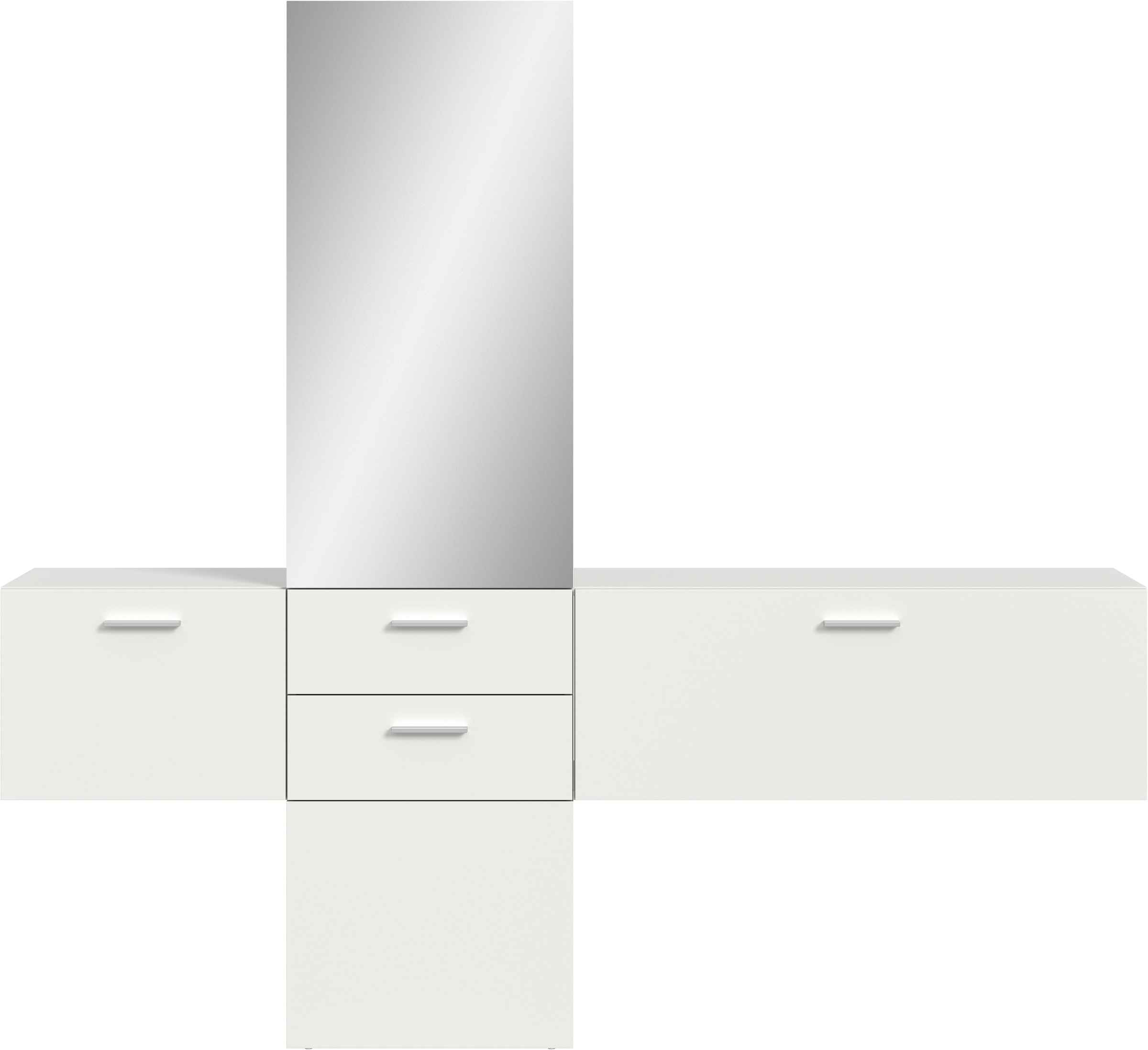 INOSIGN Garderoben-Set Set, 3 Stk. tlg. weiß melamin Maße B/H/T ca.: 208 x 190 x 36 cm