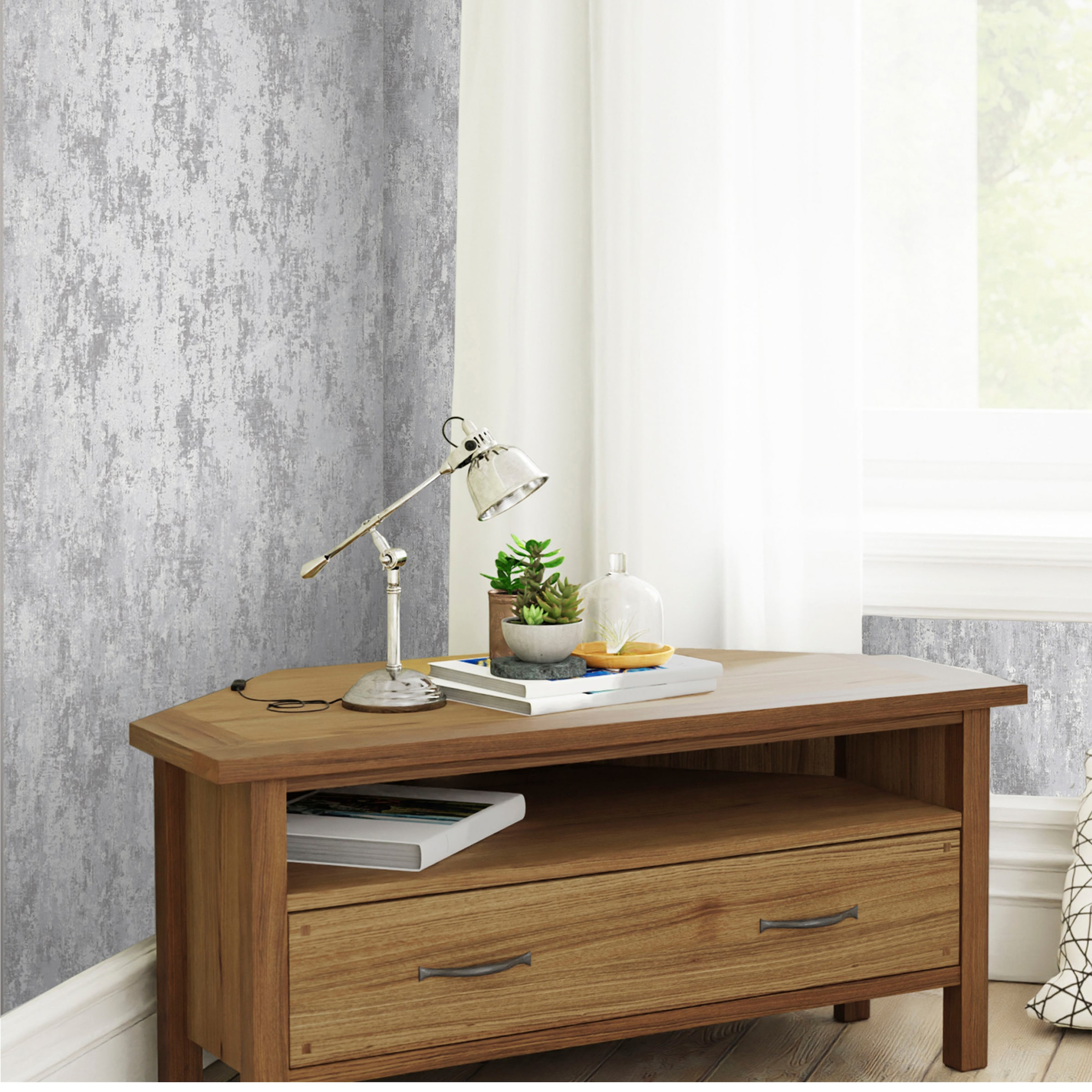 LAURA ASHLEY Vliestapete »Laura Ashley Whinfell Silver Vliestapete«, Steinoptik, Laura Ashley Whinfell Silver Vliestapete
