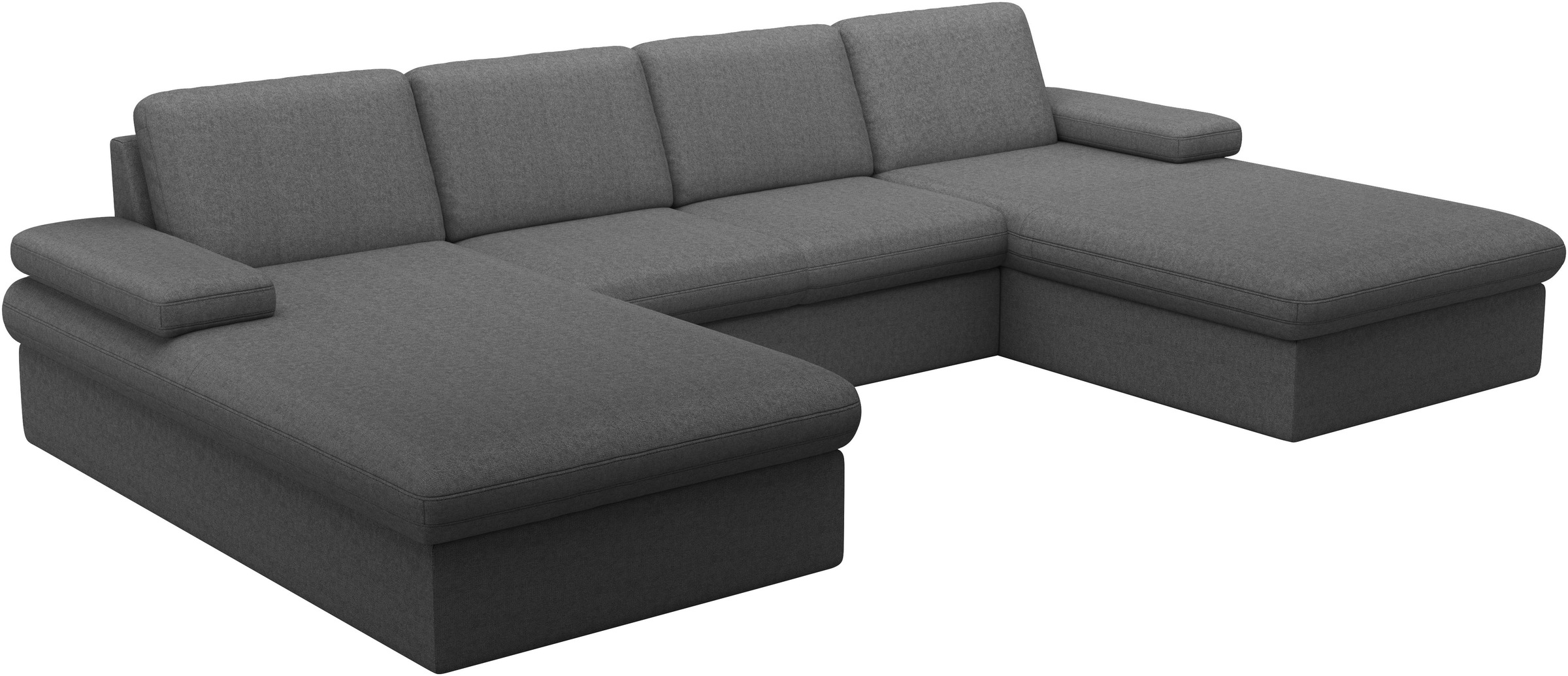 sit&more Wohnlandschaft »Moreno«, mit Armteilverstellung,wahlweise mit Bettfunktion