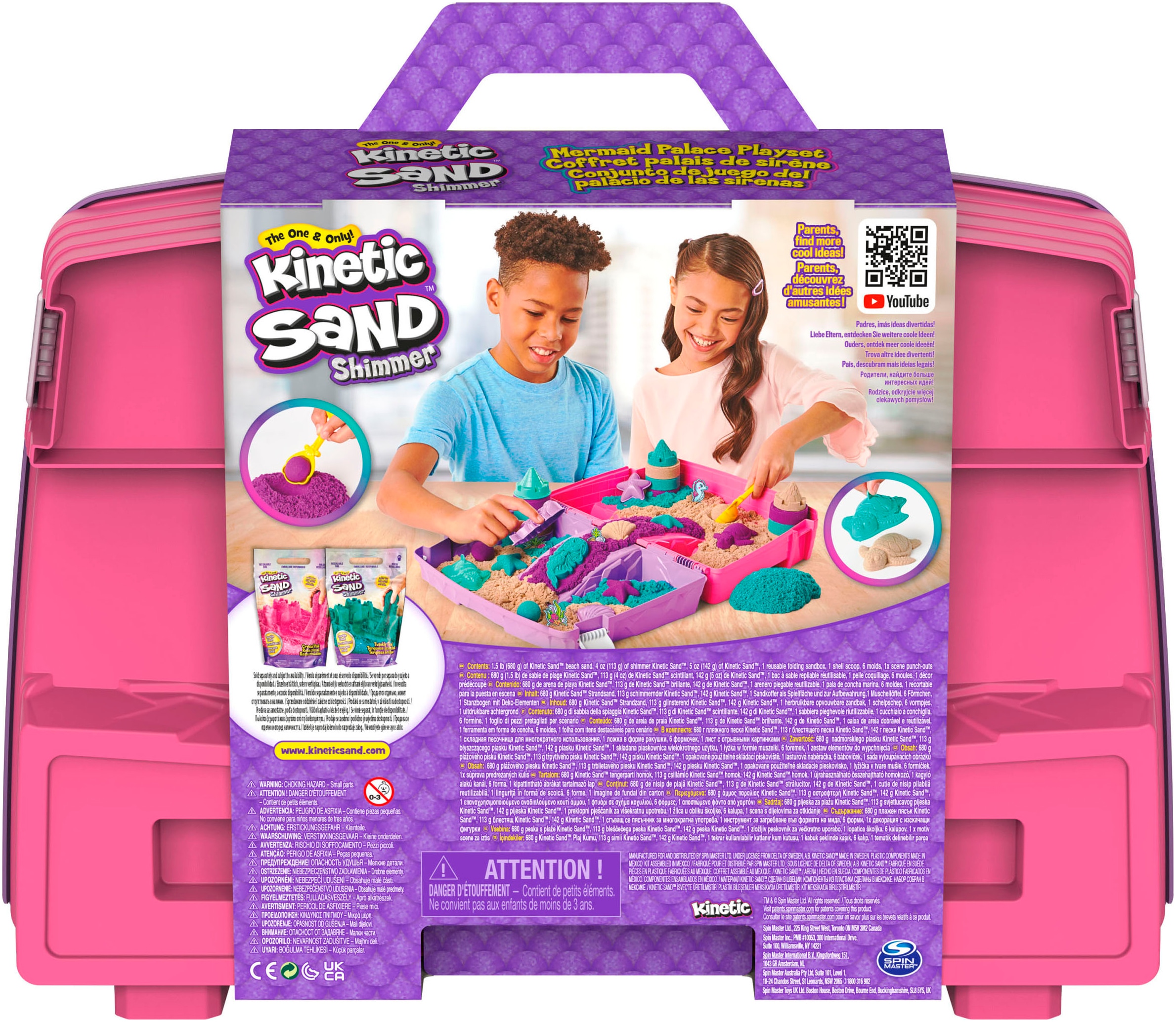 Spin Master Kreativset »Kinetic Sand - Mermaid Folding Sand Box 934 g«