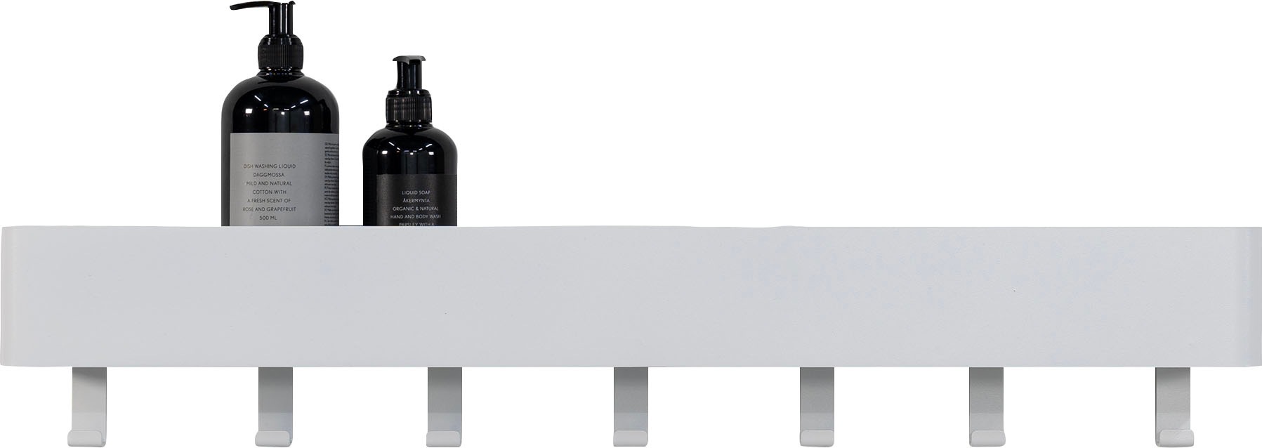 Spinder Design Garderobenhaken »Multi 7«, (1 St.), 2-in-1 Wandregal + Garderobe
