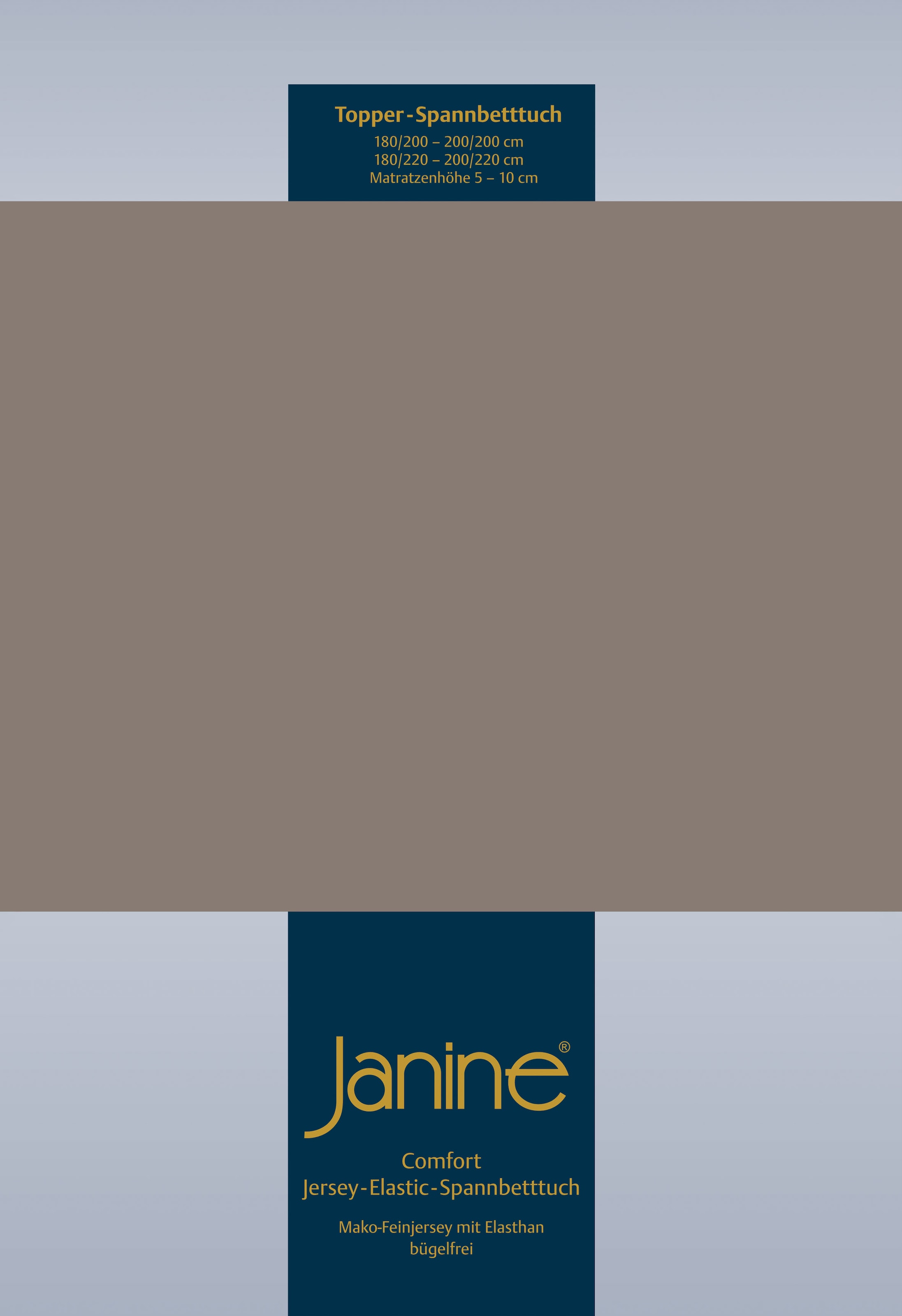 Janine Spannbettlaken »TOPPER 5001« mit Rundumgummizug
