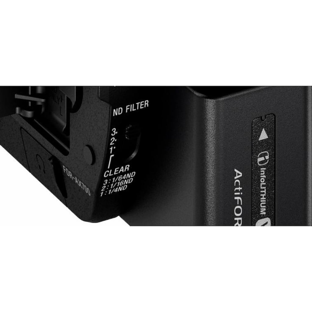Sony Camcorder »FDR-AX700«, NFC, 12 fachx opt. Zoom
