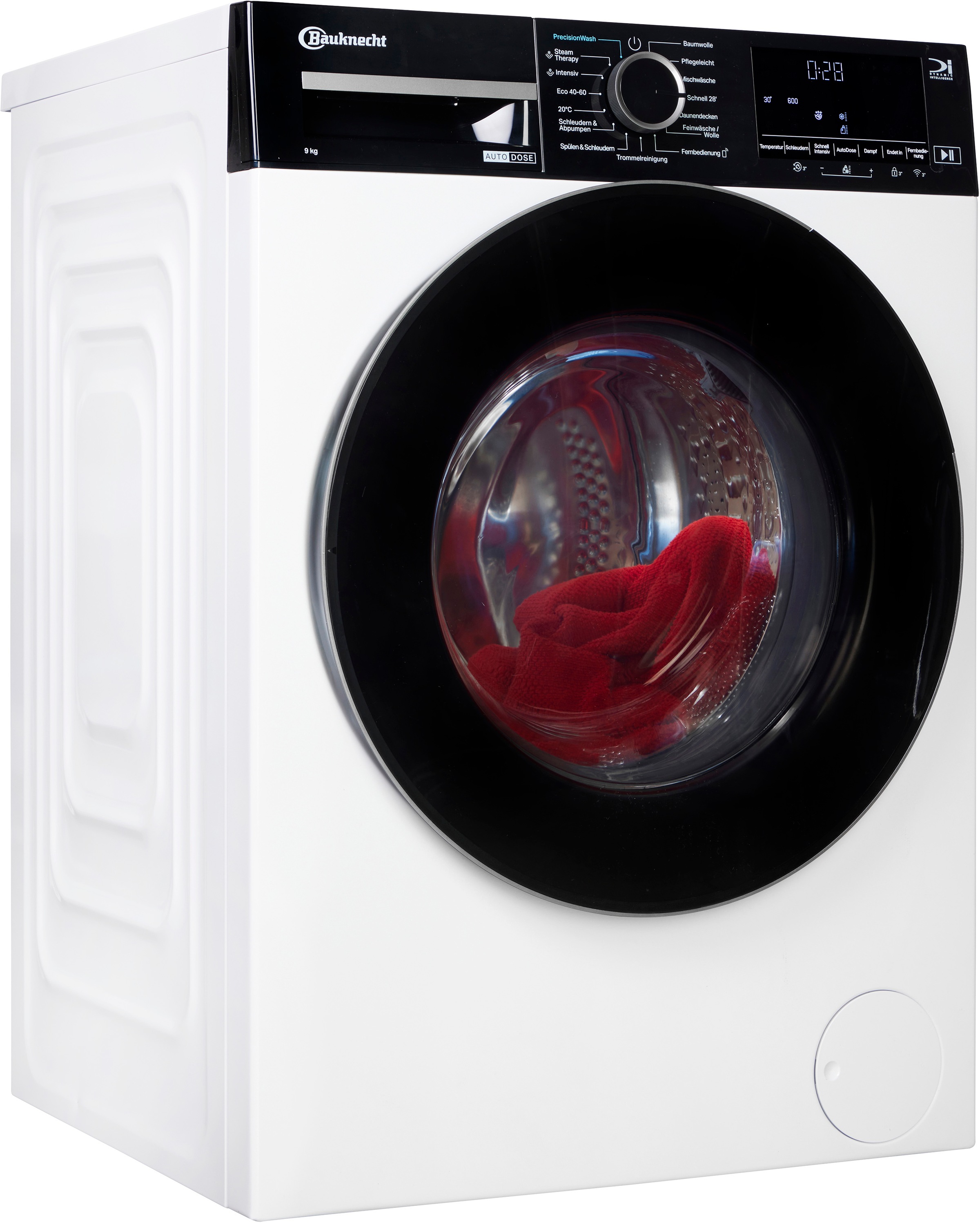 BAUKNECHT Waschmaschine »B WM 9A12 BC« 9 kg 1400 U/min Adaptive Wash – Intelligente Anpassung für perfekte Waschergebnisse