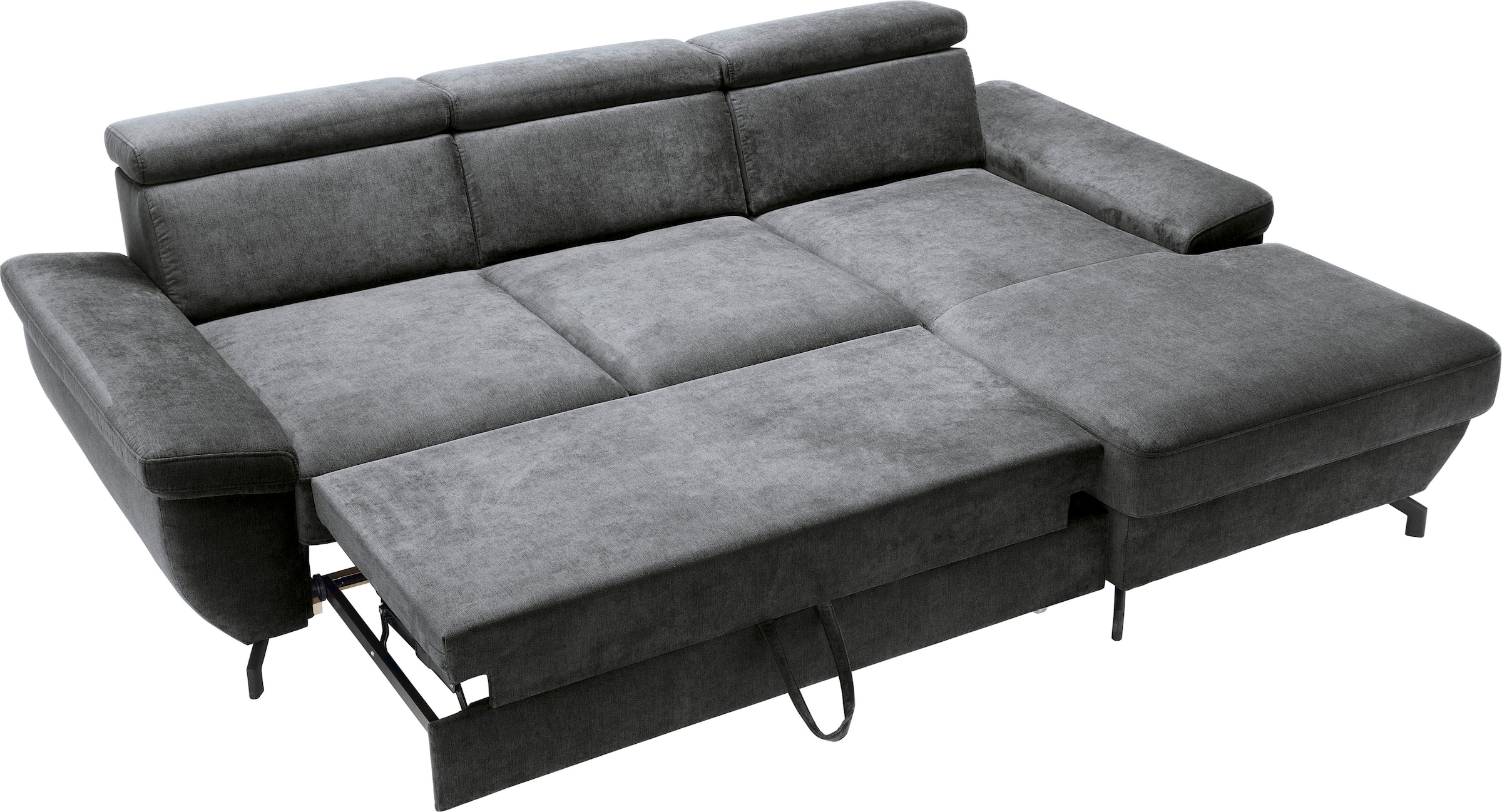 TRENDMANUFAKTUR Ecksofa »Rima, multifunktionales Sofa, L-Form,«, mit Bettfunktion, Bettkasten, Kopf- und Sitztiefenverstellung