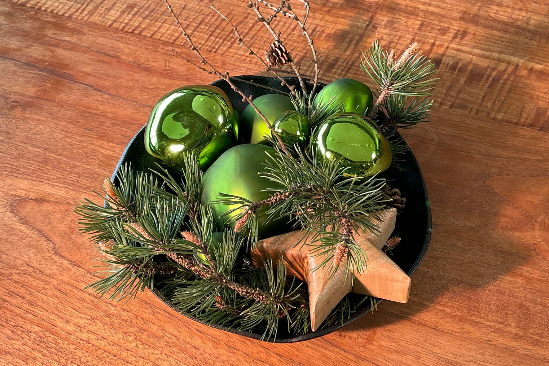 Leonique Weihnachtsbaumkugel »Birdelle matt, Weihnachtsdeko, Christbaumschmuck, Christbaumkugeln«, (Set, 12 St.), Baumkugeln in organischer Form, Ø ca. 6 cm, organische Kugeln aus Glas