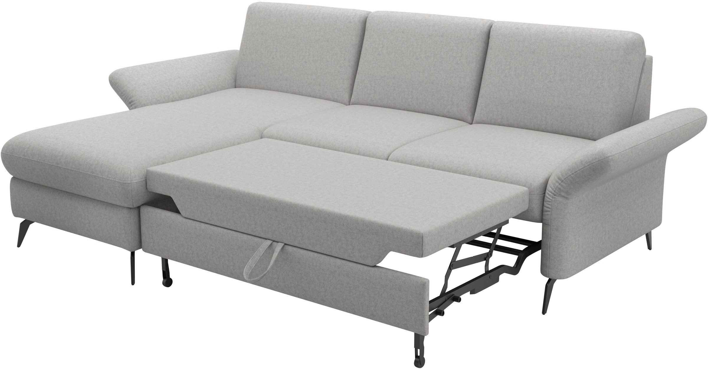 Home affaire Ecksofa »Rochelle«, wahlweise mit Bettfunktion, Bettkasten und Armteilverstellung