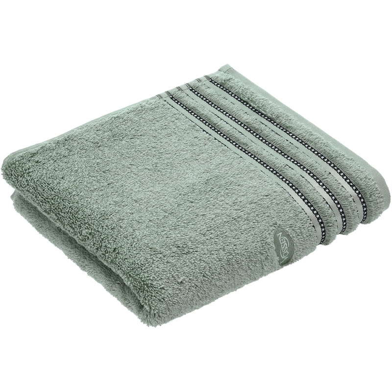 VOSSEN Gästehandtücher »Cult de Luxe« im Set, mit Glanzbordüre soft green Obermaterial: 100% Baumwolle B/L: 30 cmx50 cm