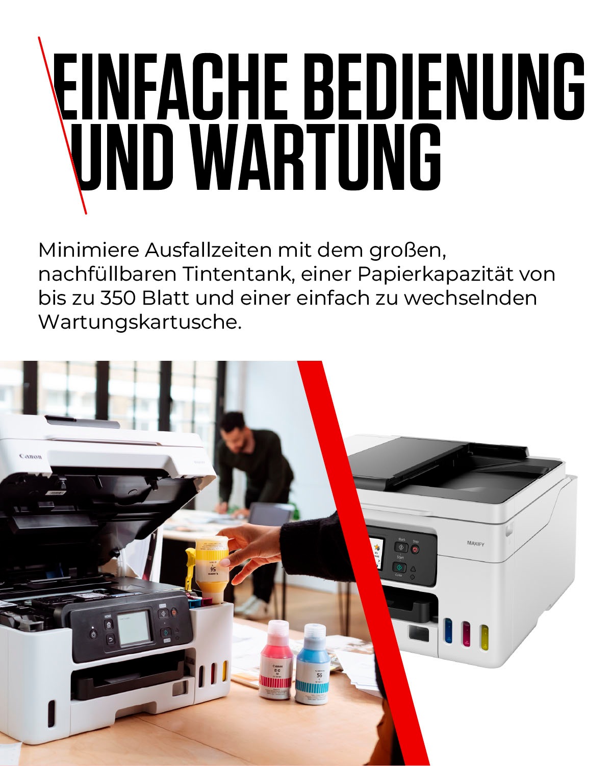 Canon Multifunktionsdrucker »MAXIFY GX4050«, 4-in-1 MegaTank-Multifunktionssystem