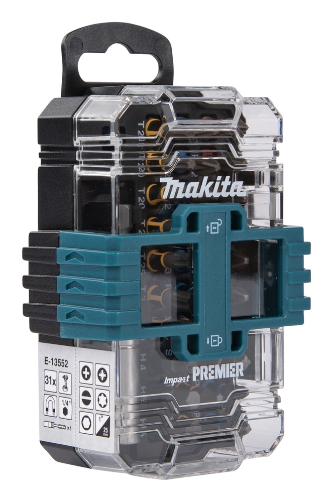 Makita Bit-Set »»Impact Premier Torsion, E-13552««, 31-tlg., inkl. Aufbewahrungskoffer