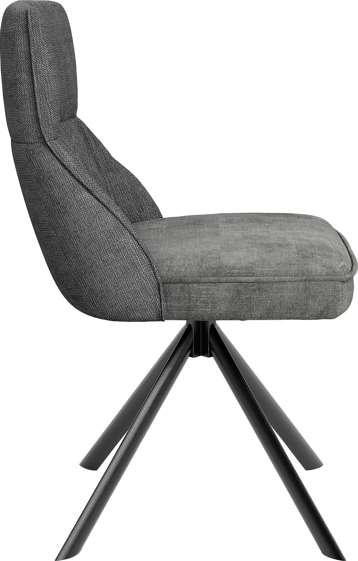 byLIVING Esszimmerstuhl »California«, (Set), 2 St., Samtstoff Velvet-Webstoff, 2er-Set, mit Taschenfederkern, 180 Grad drehbar mit Rückholfunktion