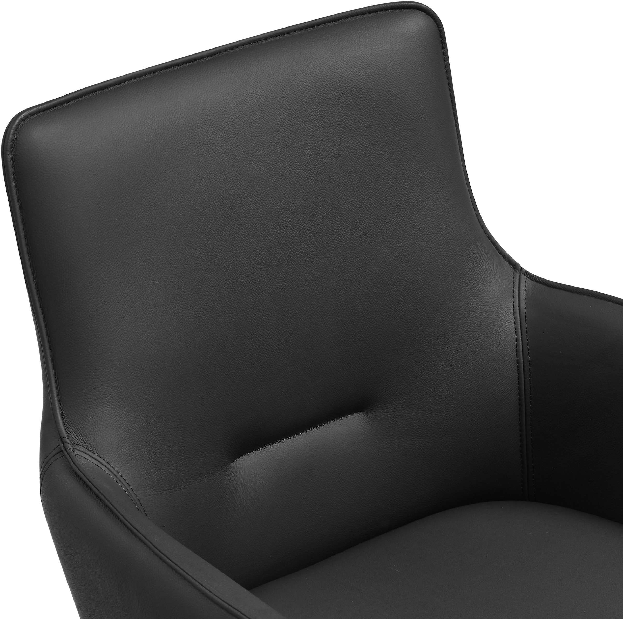 OTTO home Drehstuhl (Set) 2 Stk.Naturleder Bezug, 360° drehbares Gestell aus Eisen