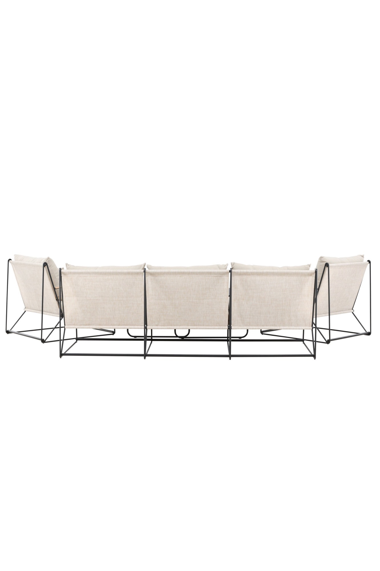 Venture Home Gartenlounge-Set »Palazzo, großzügiges Outdoor-Set für hohen Sitzkomfort« 5 tlg. Loungemöbel mit Stoffbezug, angenehm, weich