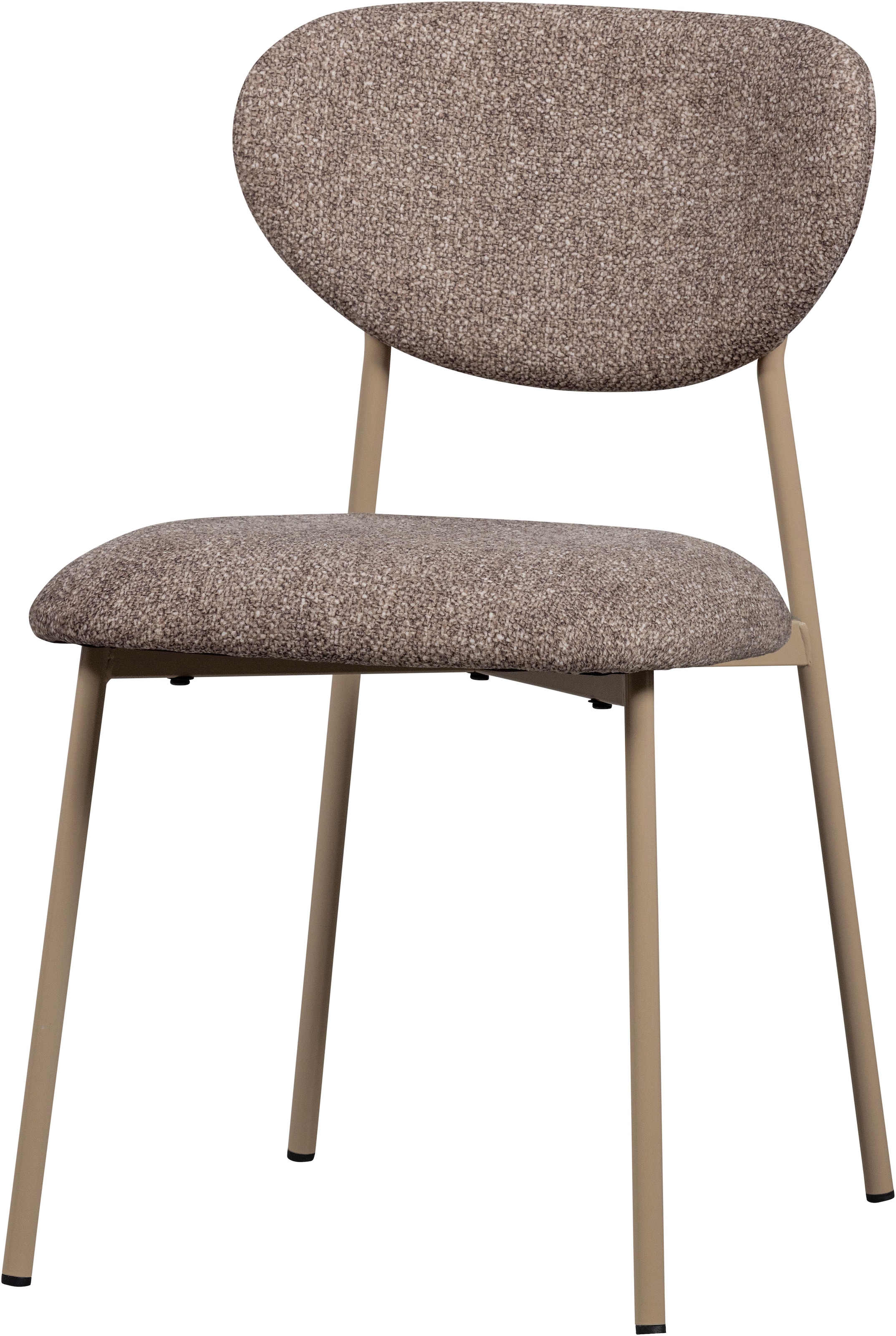 WOOOD Esszimmerstuhl »Valor aus Webstoff mit Metallgestell stapelbar H 77 x B 46 cm« (Set) 2 Stk.(Set, 2 St) Sehr hohe Verschleißfestigkeit, Breite 46 cm