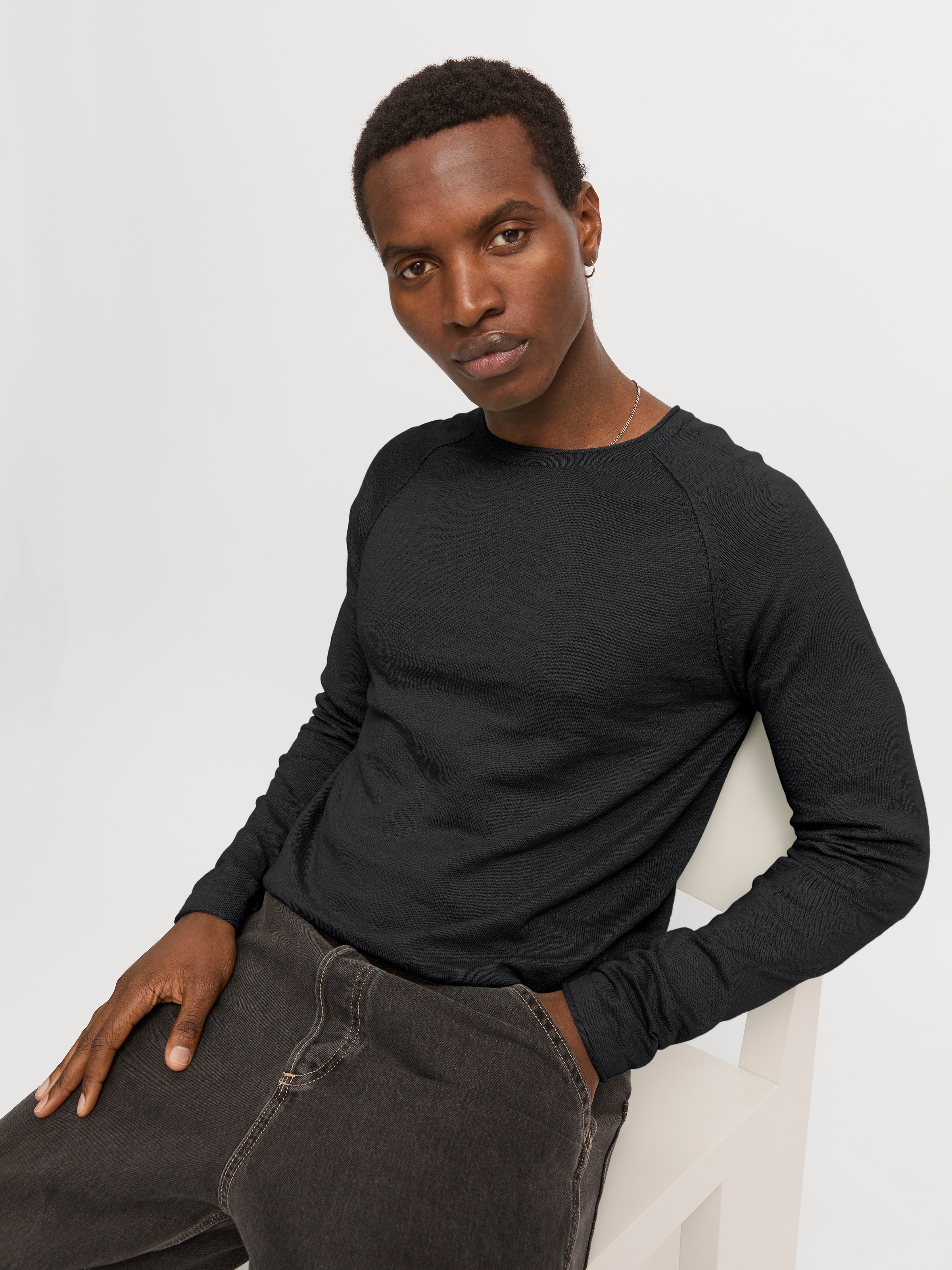 Jack & Jones Rundhalspullover »JJEBREEZE KNIT CREW NECK SN«, mit Rundhalsausschnitt