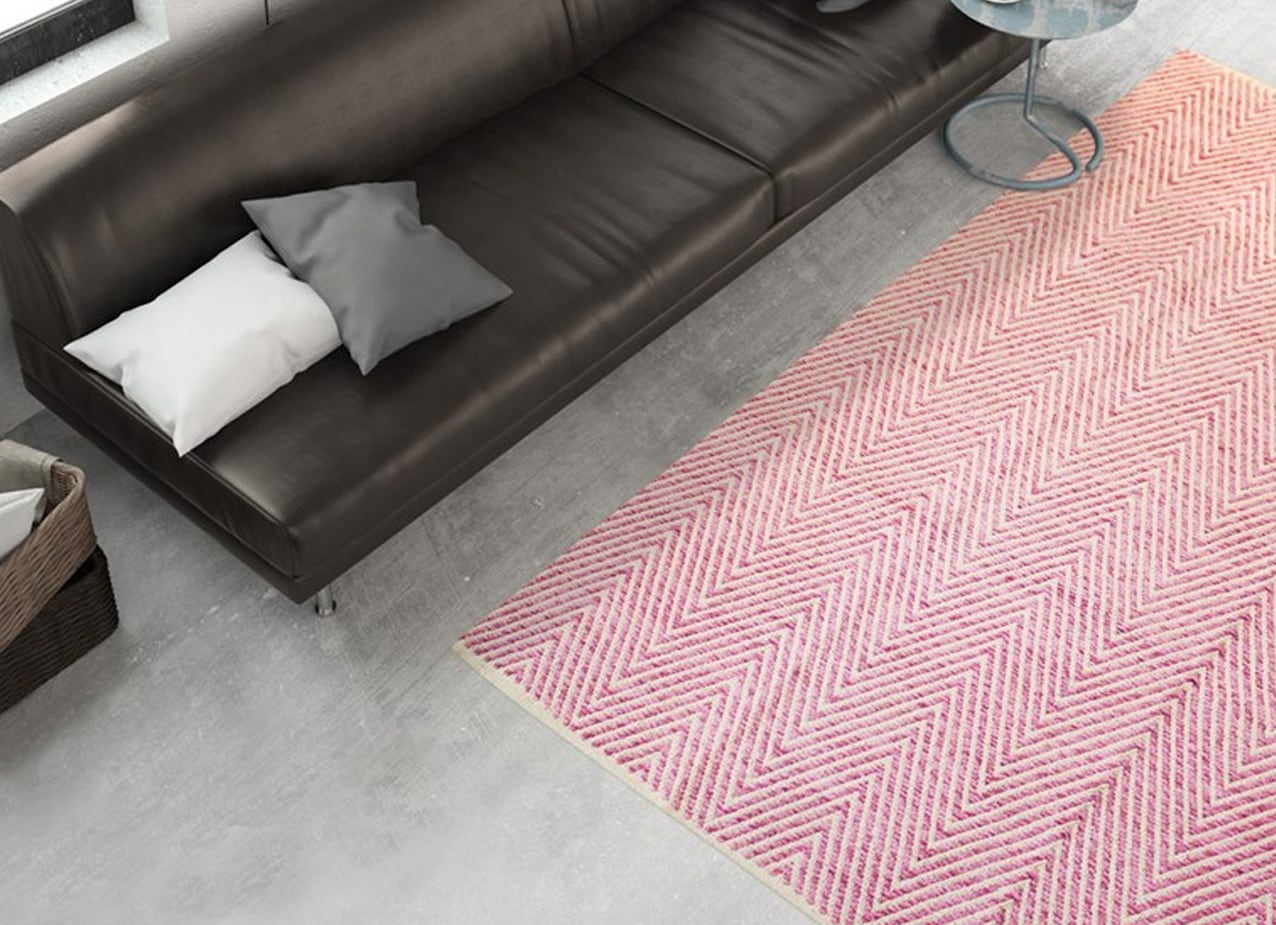 calo-deluxe Teppich »Luba 500«, rechteckig, 7 mm Höhe, reine Baumwolle, Wohnzimmer