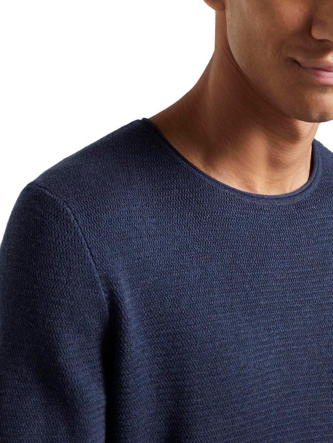 TOM TAILOR Denim Strickpullover mit dezenter Struktur