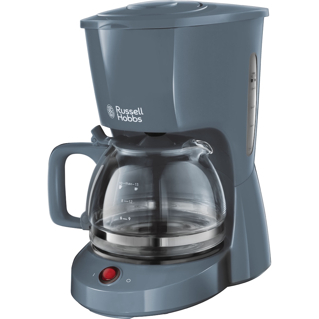 RUSSELL HOBBS Filterkaffeemaschine »Textures Grey 22613-56«, 1,25 l Kaffeekanne, 1x4, 975 W