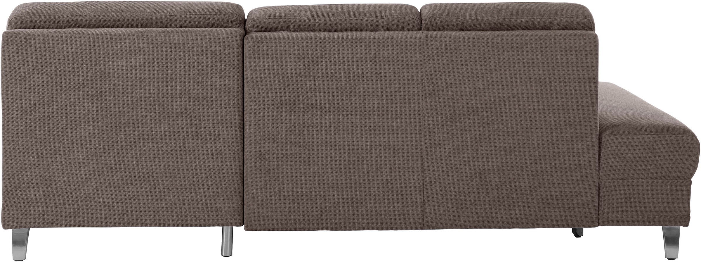 sit&more Ecksofa »Clio L-Form«, wahlweise mit Bettfunktion oder Vorziehsitz und Bettkasten, Federkern