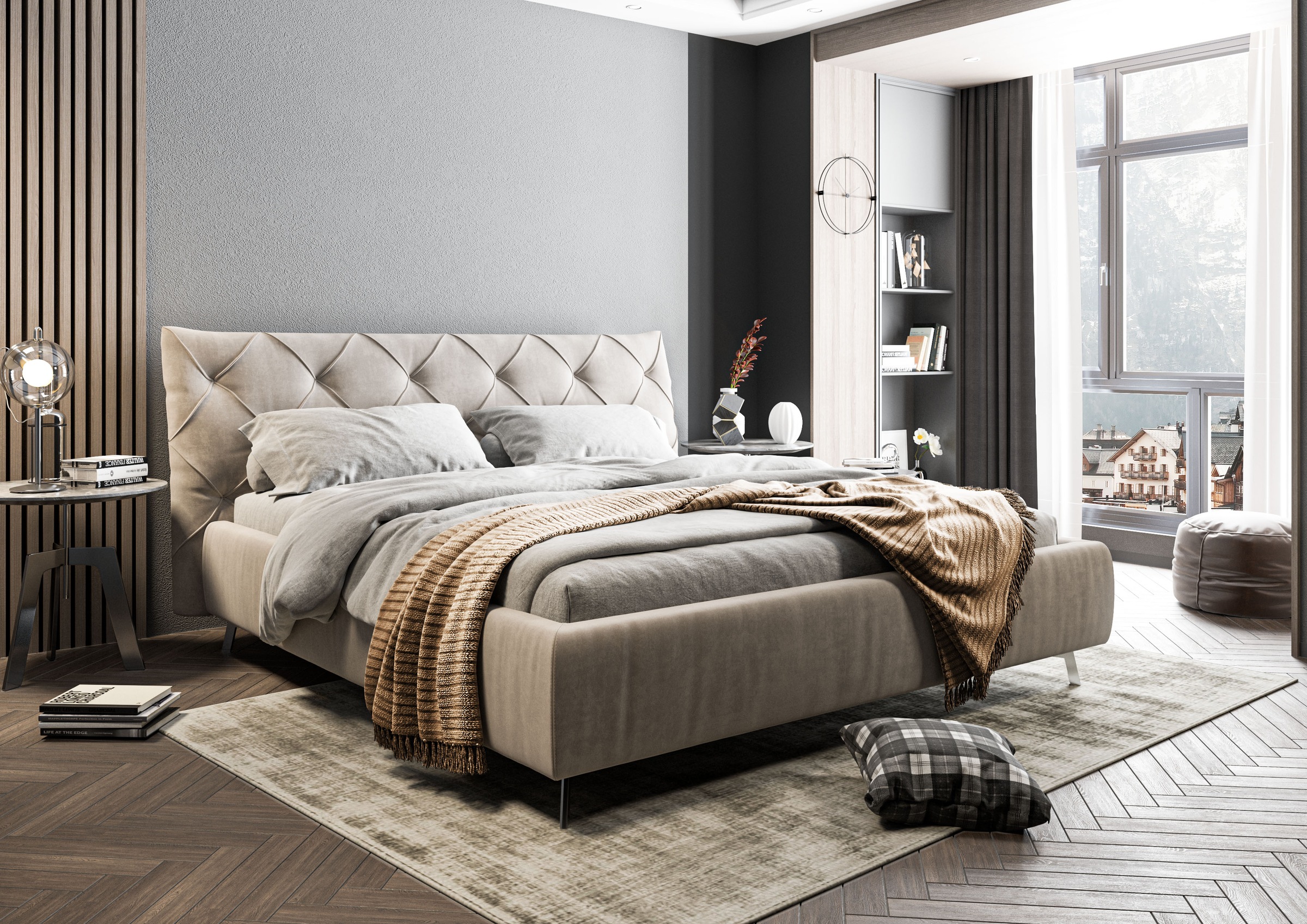 Home affaire Polsterbett »Elloree in 4 Breiten bis 200cm, auch in Leder« Ko günstig online kaufen