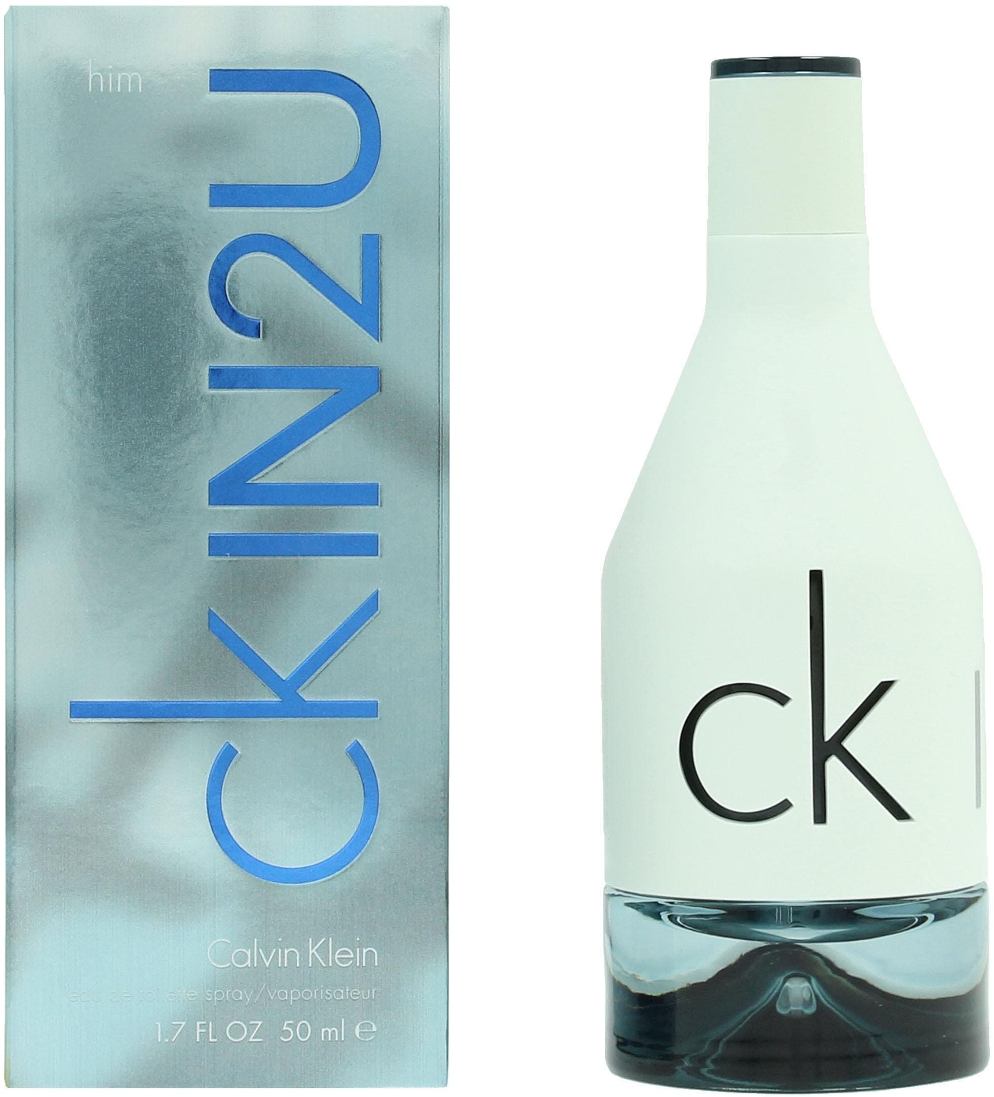 Calvin Klein Eau de Toilette »CK IN2U«, Orientalisch-holziger Herrenduft mit Zitrone, Kakao, Pfeffer, Vetiver.