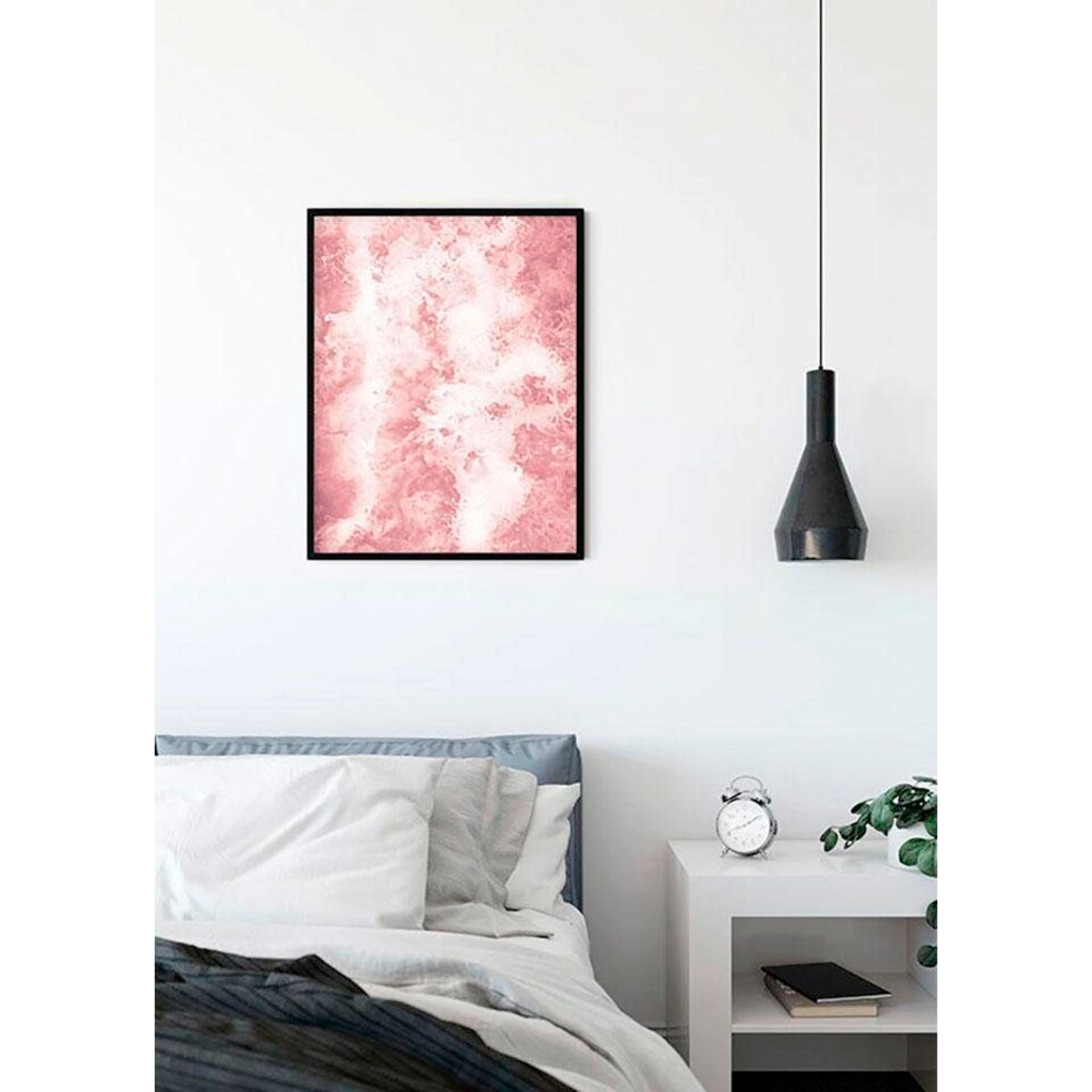 Komar Poster »Pink Bubbles«, Abstrakt, (1 St.)