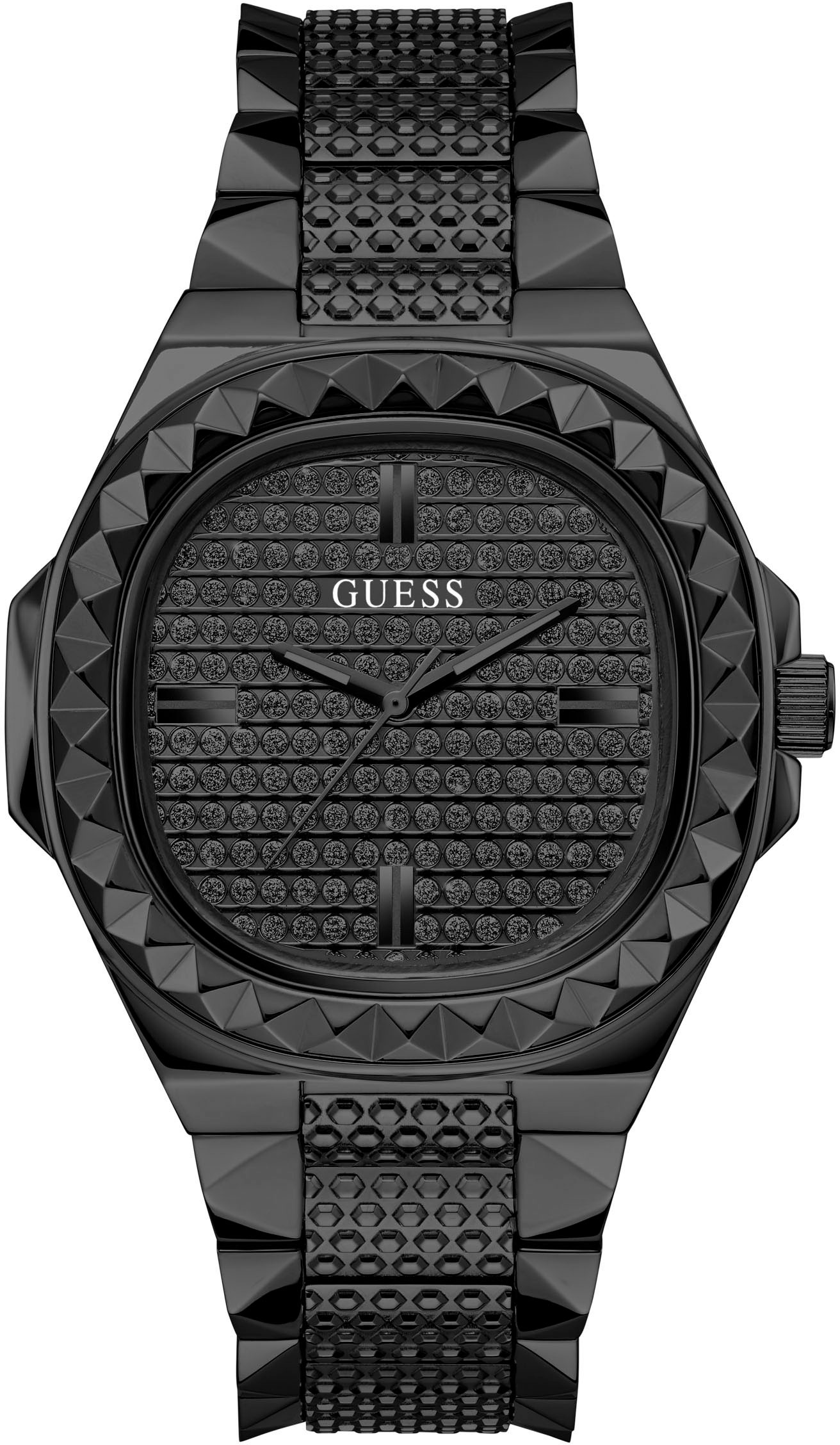 Guess Quarzuhr »REBEL«, Armbanduhr, Herrenuhr