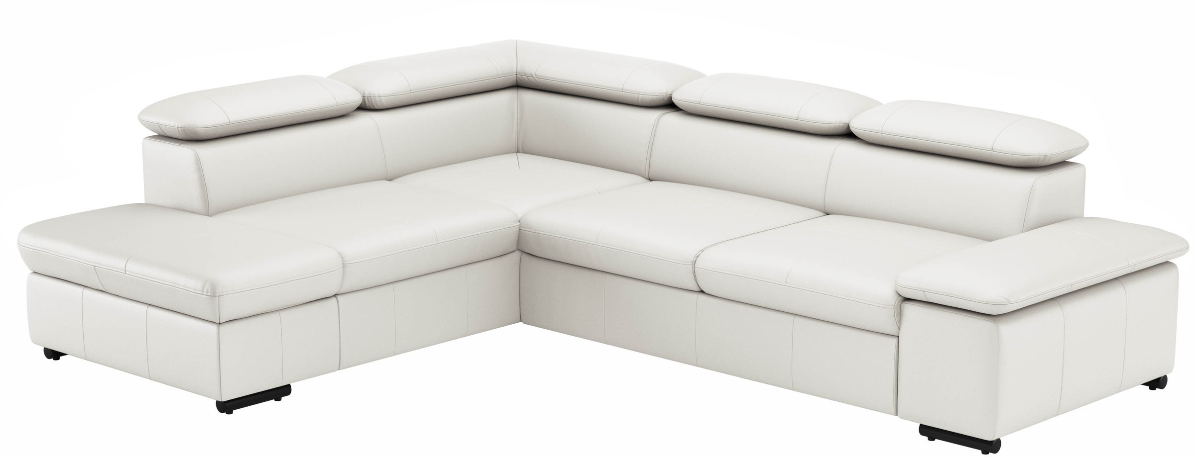 sit&more Ecksofa »Alcudia L-Form«, mit Armteilverstellung, optional Kopfteilverstellung und Bettfunktion