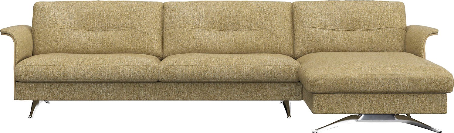 FLEXLUX Ecksofa »Glow Designsofa, bequem und komfortabel durch hochwertigen günstig online kaufen