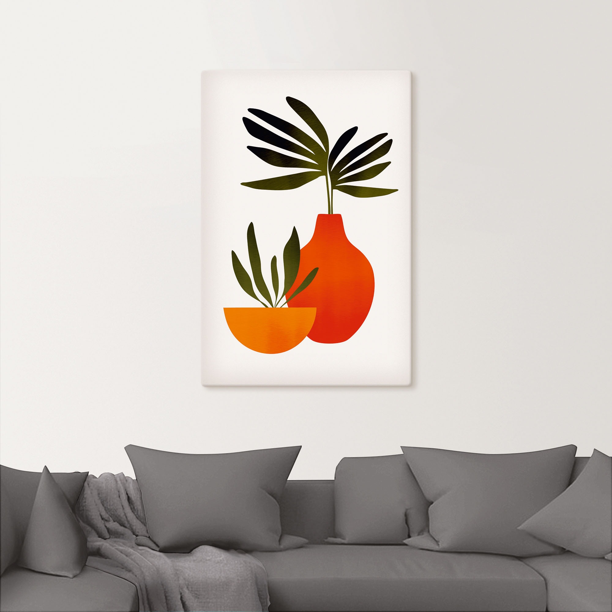 Artland Wandbild »Skandinavisches Stillleben«, Vasen & Töpfe, (1 St.), als Alubild, Outdoorbild, Leinwandbild, Poster in verschied. Größen