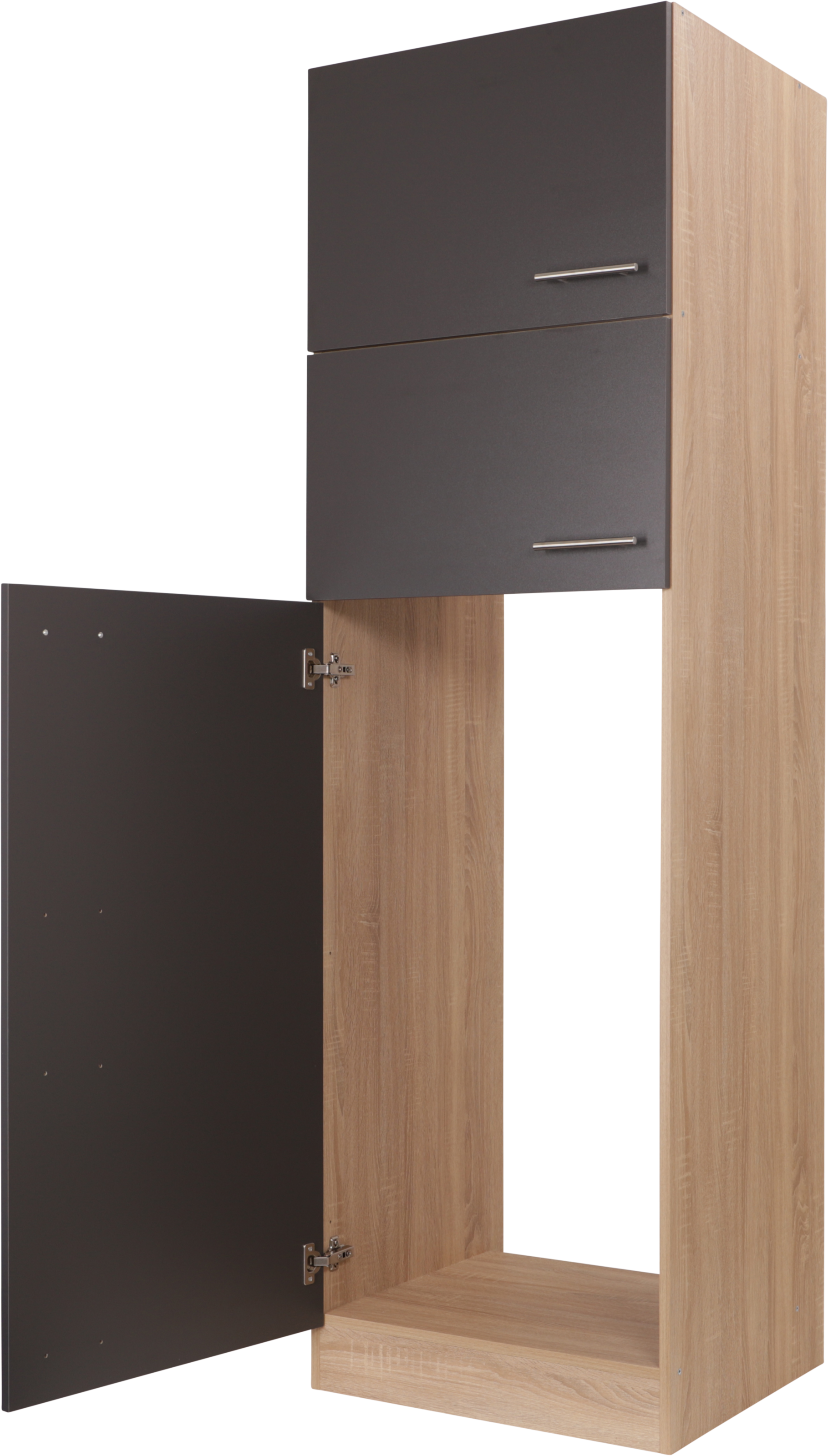 RESPEKTA Kühlumbauschrank »Merle« Breite 60 cm, Türen wechselseitig anschlagbar, Höhe 200 cm