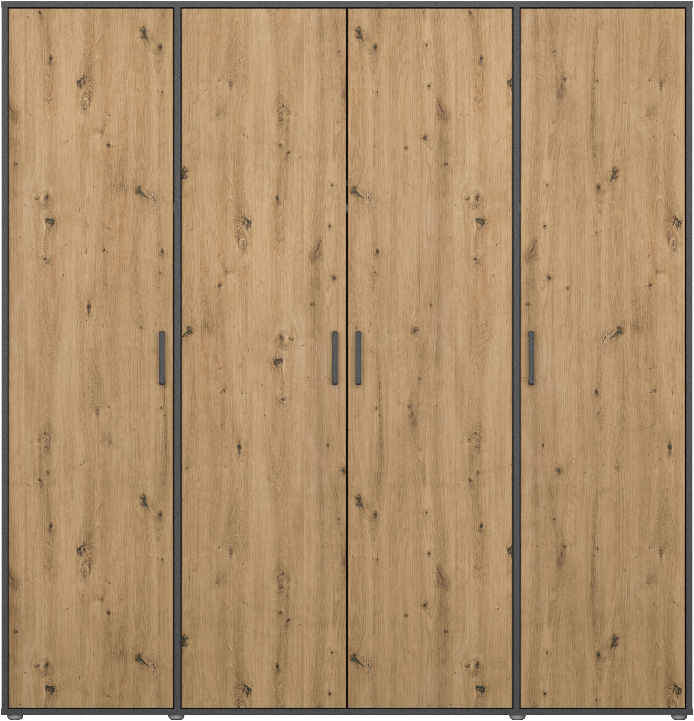 rauch Kleiderschrank »VOYAGER Otto´s Choice Garderobe Wäscheschrank TOPSELLER Schlafzimmer«, (in 3 verschiedenen Ausstattungen BASIC/CLASSIC/PREMIUM), Schrank mit modernen Griffen in viel Stauraum MADE IN GERMANY