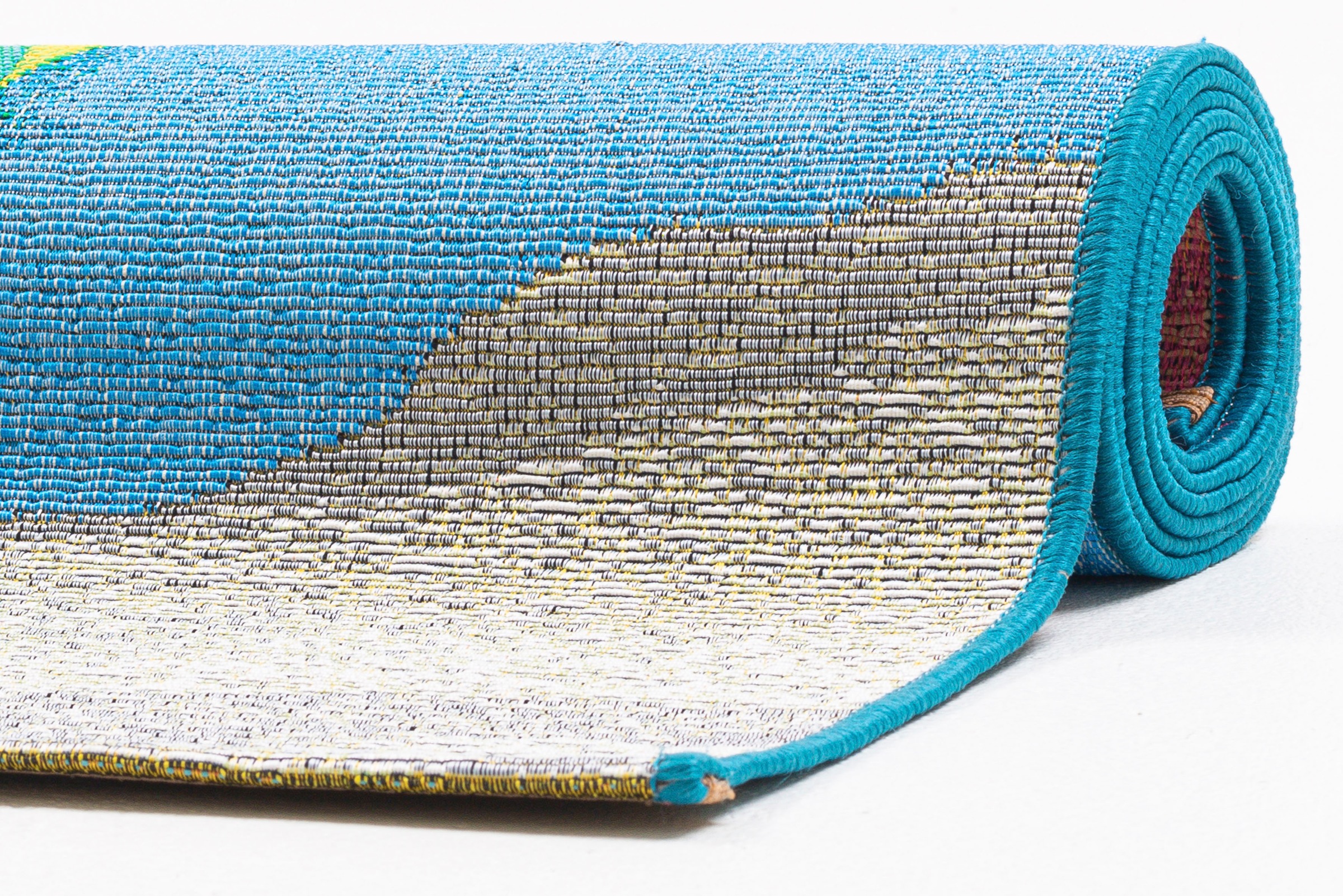 Sansibar Teppich »Rantum Beach SA-018«, rechteckig, 5 mm Höhe, Flachgewebe, modernes Design, Surfboards, In- und Outdoor geeignet
