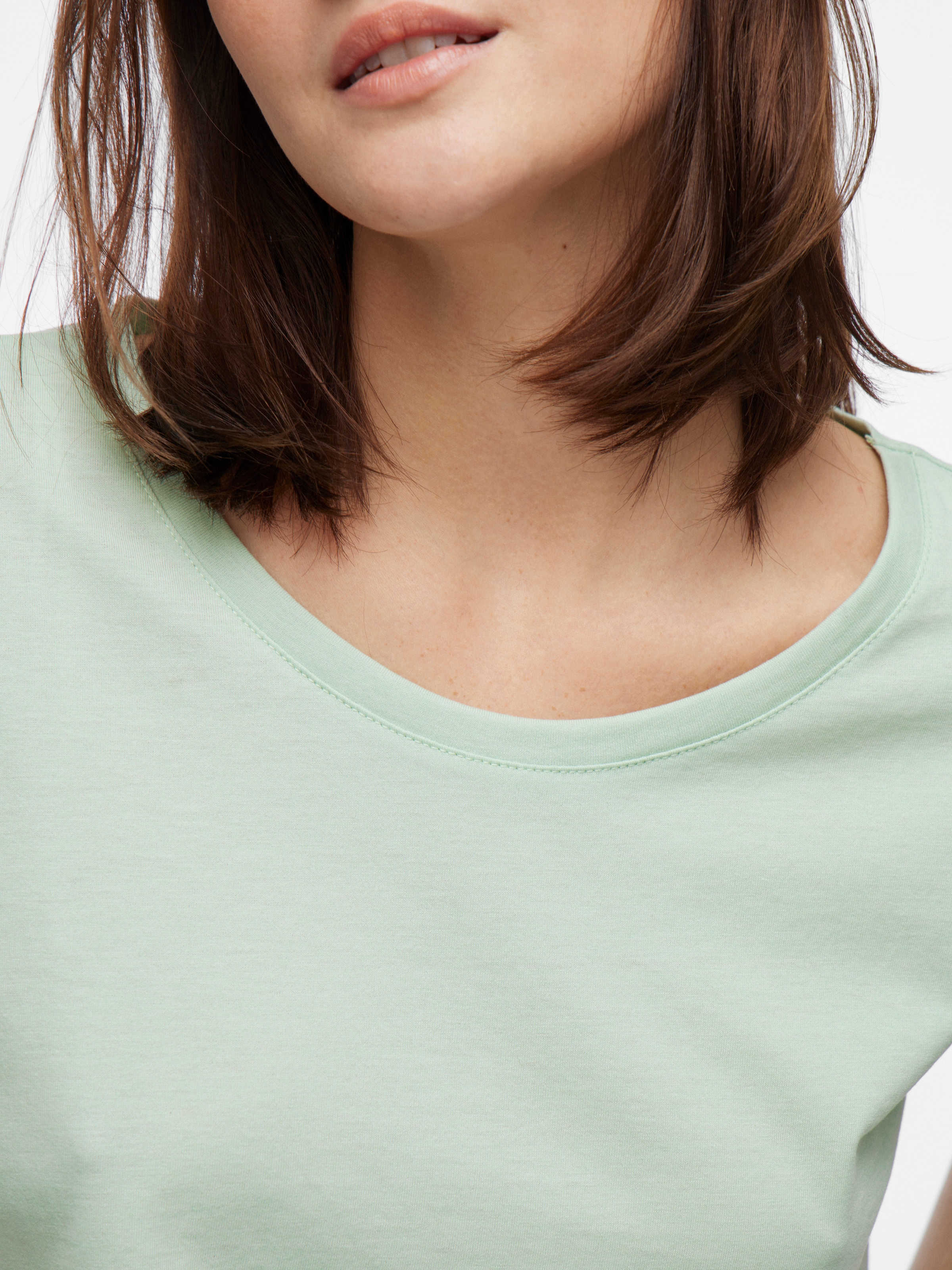 Vila Rundhalsshirt »VIDREAMERS NEW PURE T-SHIRT/SU-NOOS« Baumwollmischung, regular fit