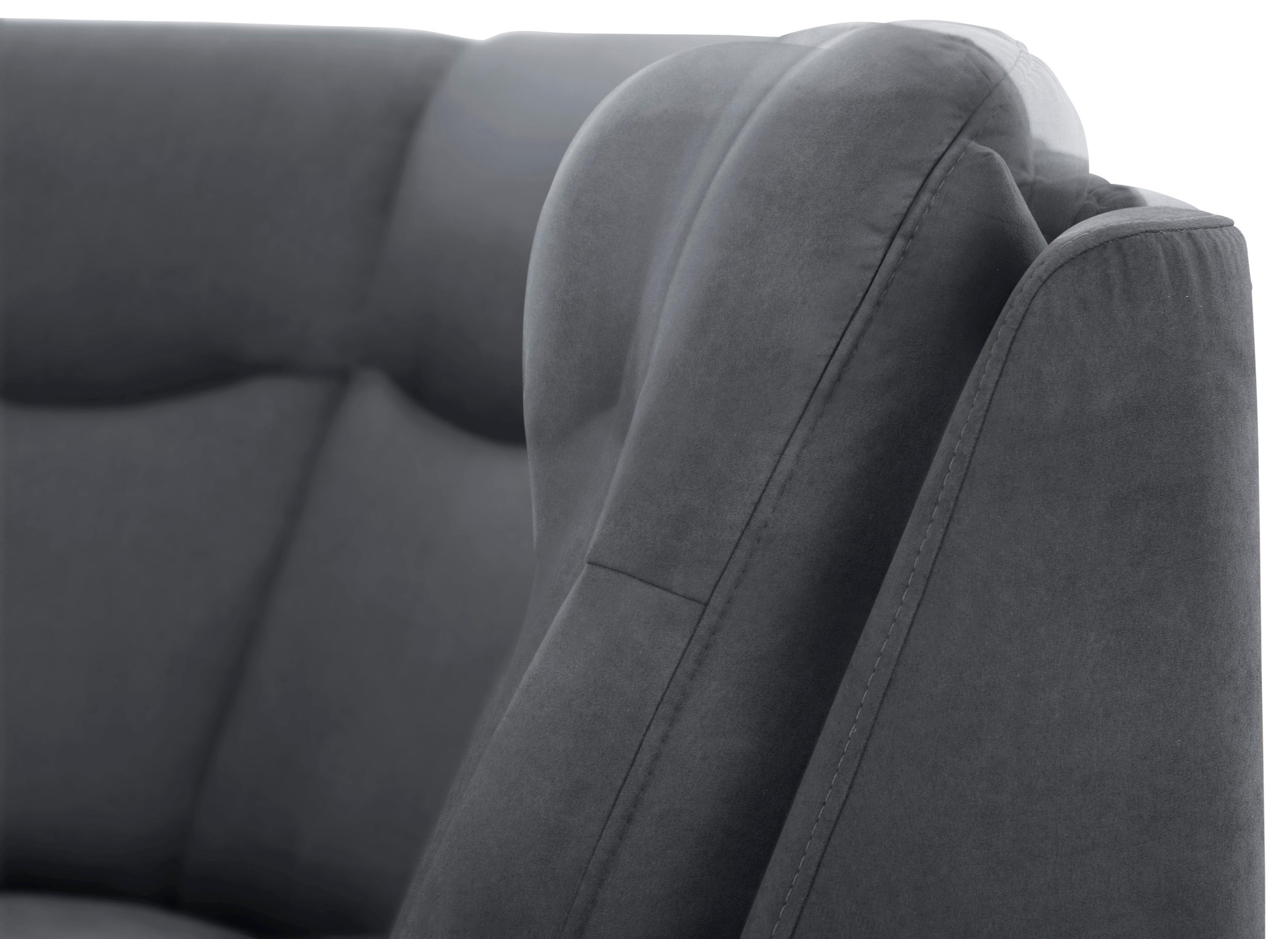 Home affaire Ecksofa »Boccaccio L-Form«, mit Federkern, incl. Kopfteilverstellung, wahlweise Bettfunktion
